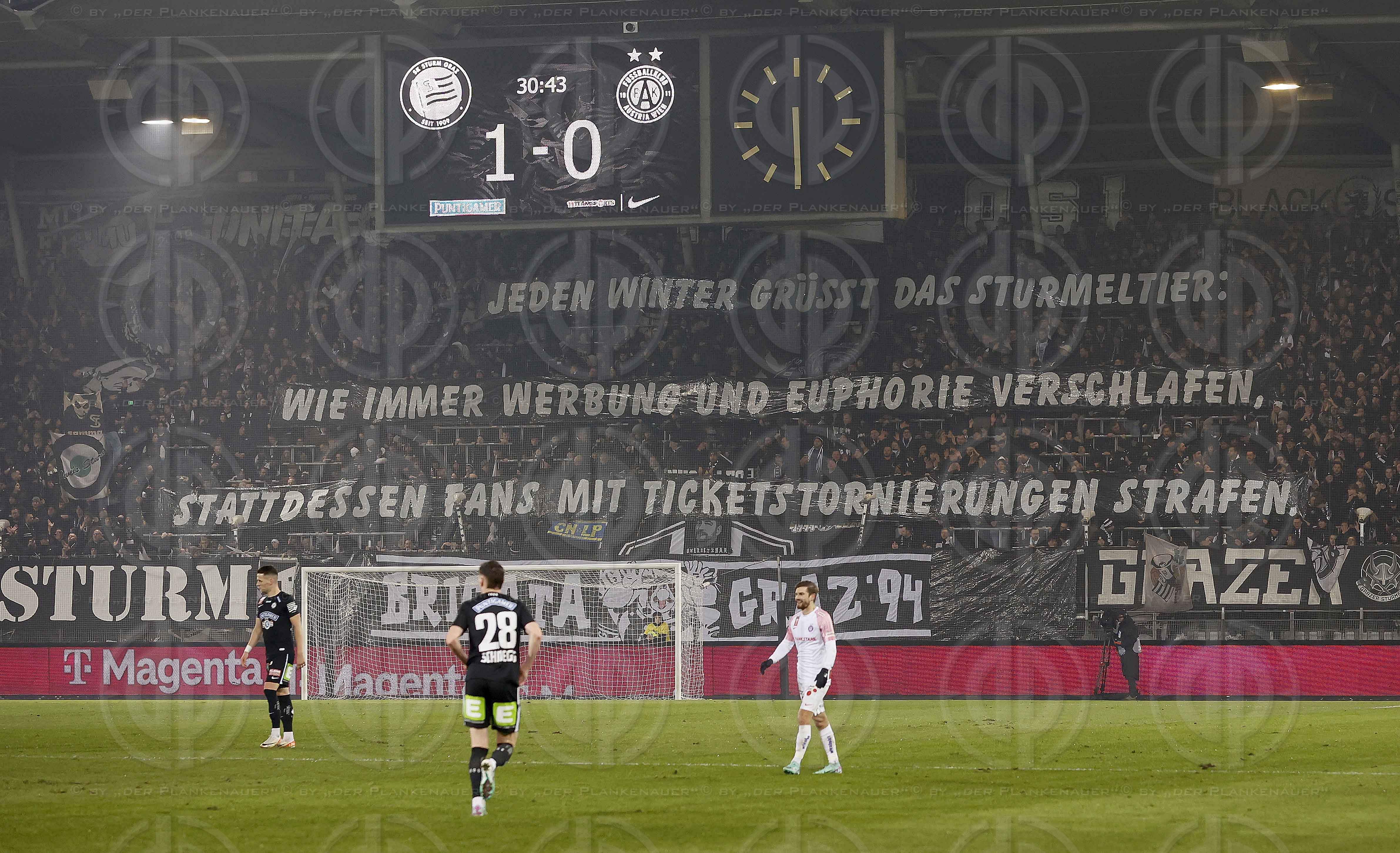 Cup SK Sturm vs. FK Austria Wien (2:0) am 02.02.2024