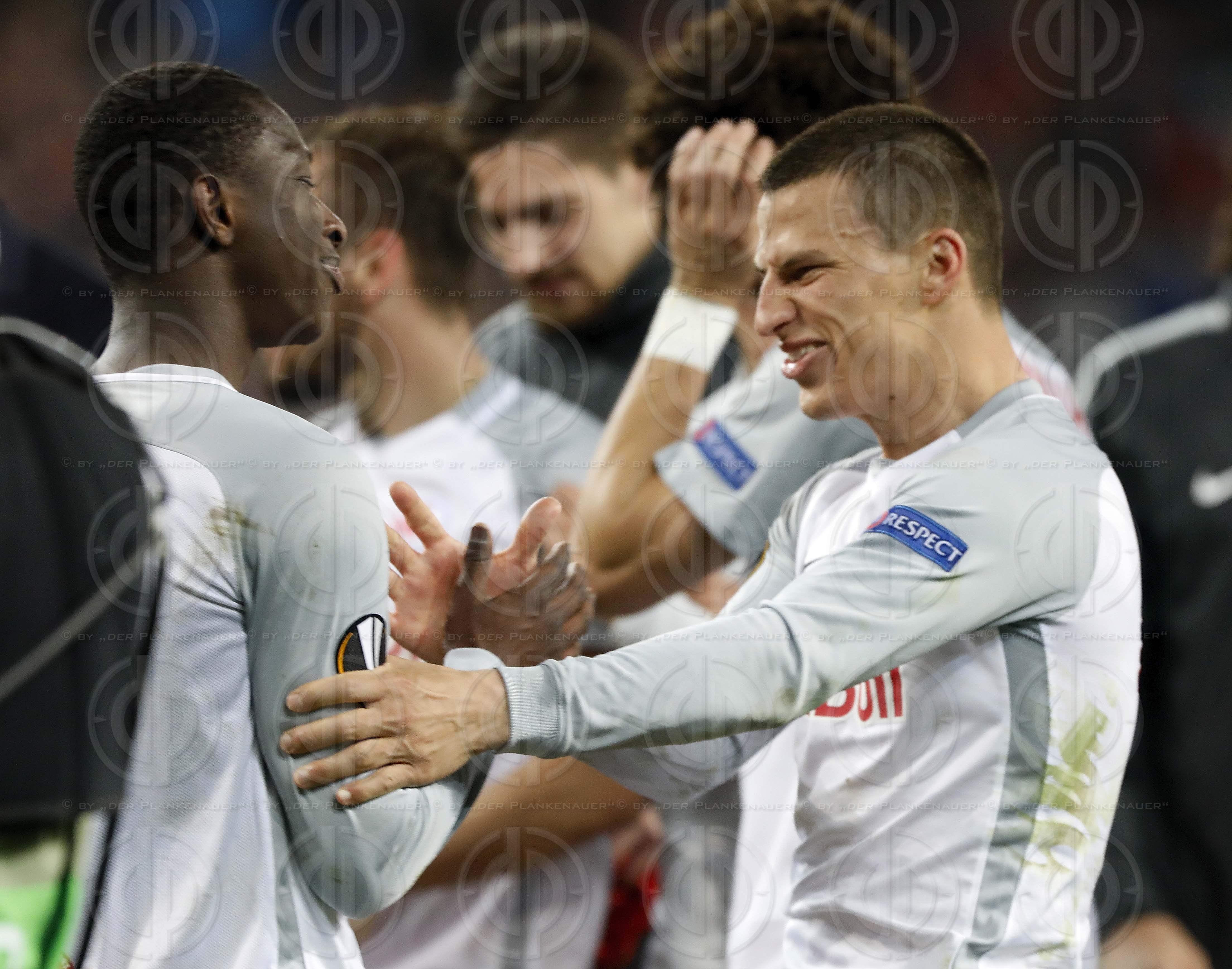 EL FC Salzburg vs. Lazio Rom (4:1)