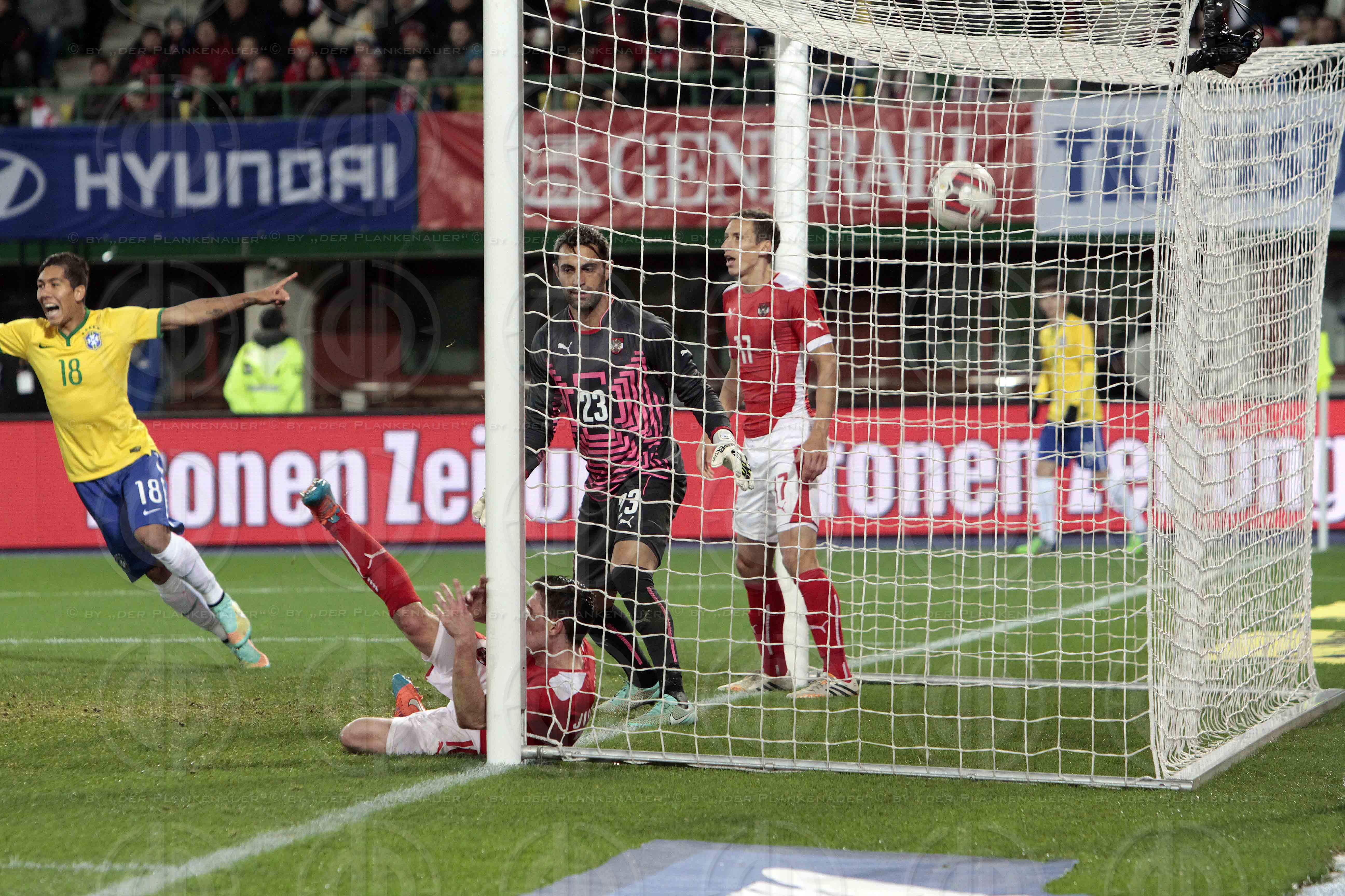 Freundschaftliches Laenderspiel Oesterreich vs. Brasilien (1:2)
