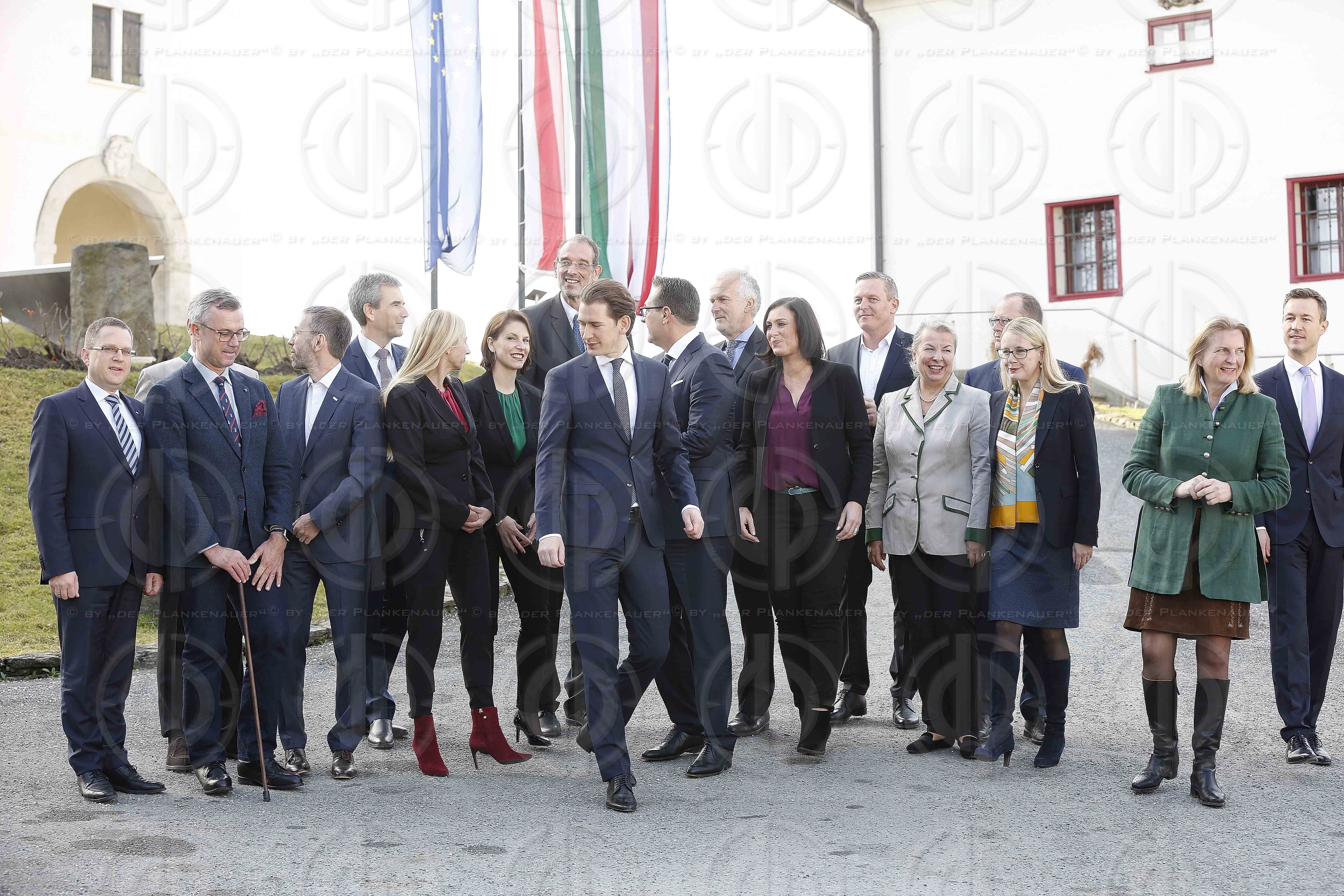 Regierungsklausur im Schloss Seggau/Stmk.