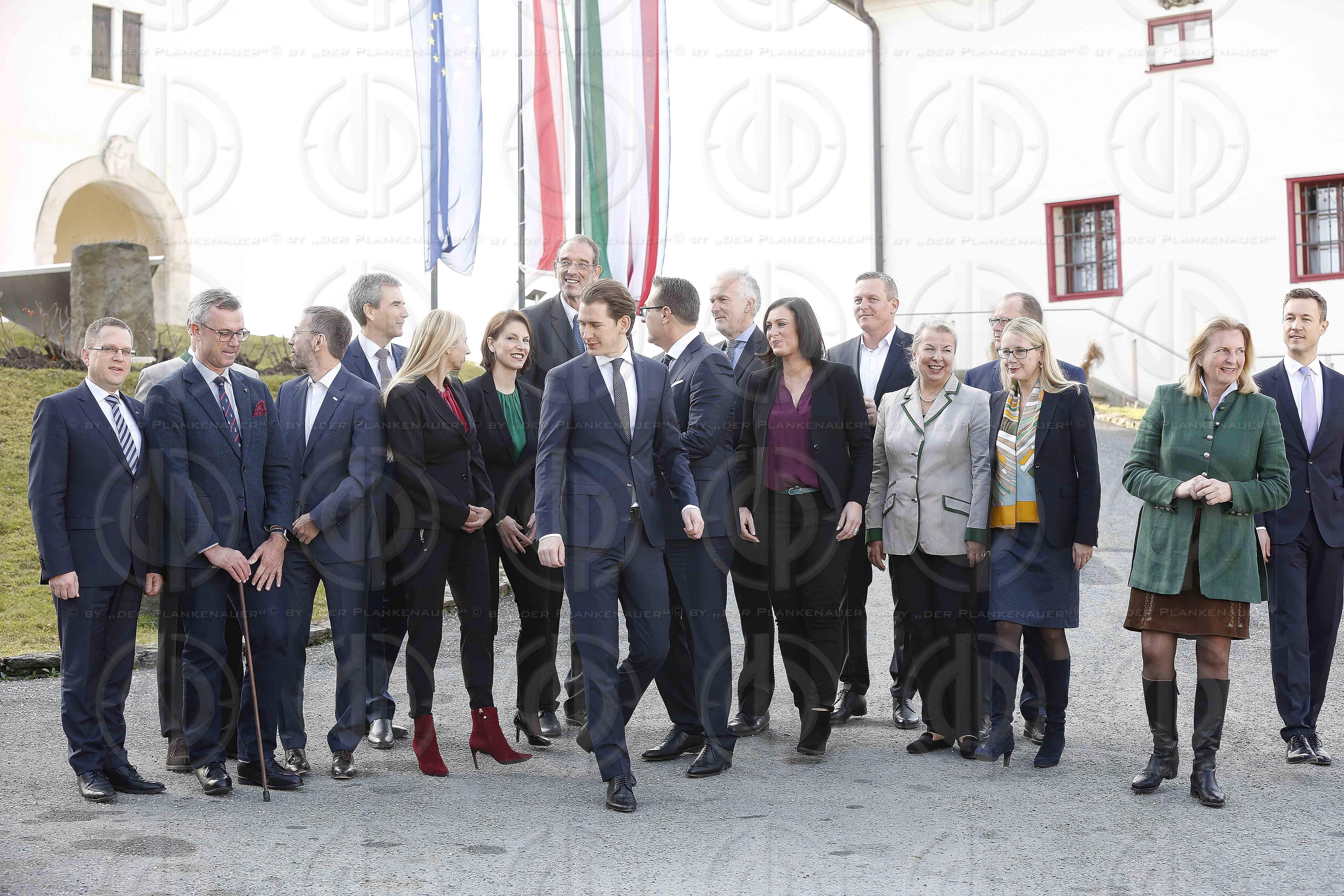 Regierungsklausur im Schloss Seggau/Stmk.
