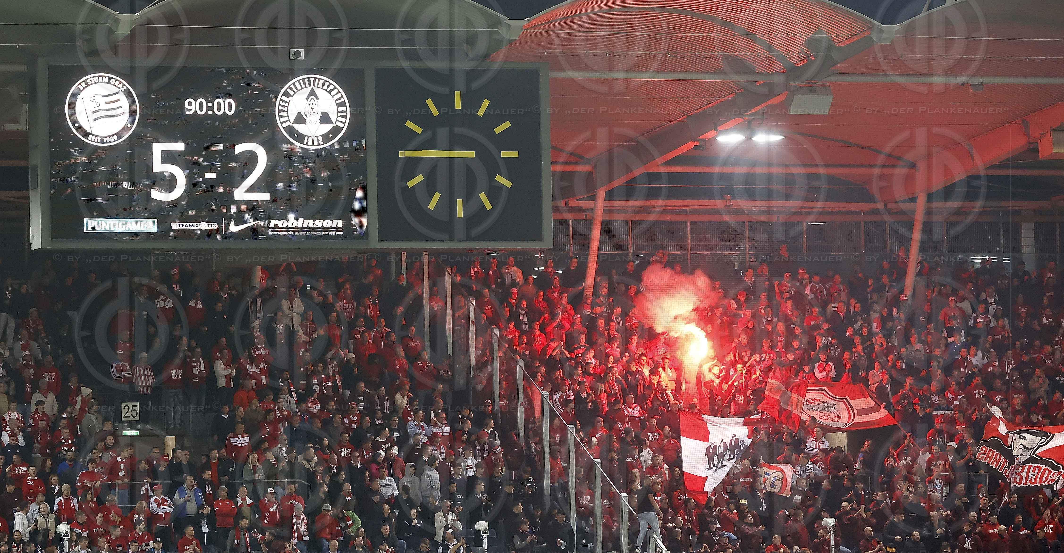 SK Sturm vs. GAK 1902 (5:2) am 19.10.2024