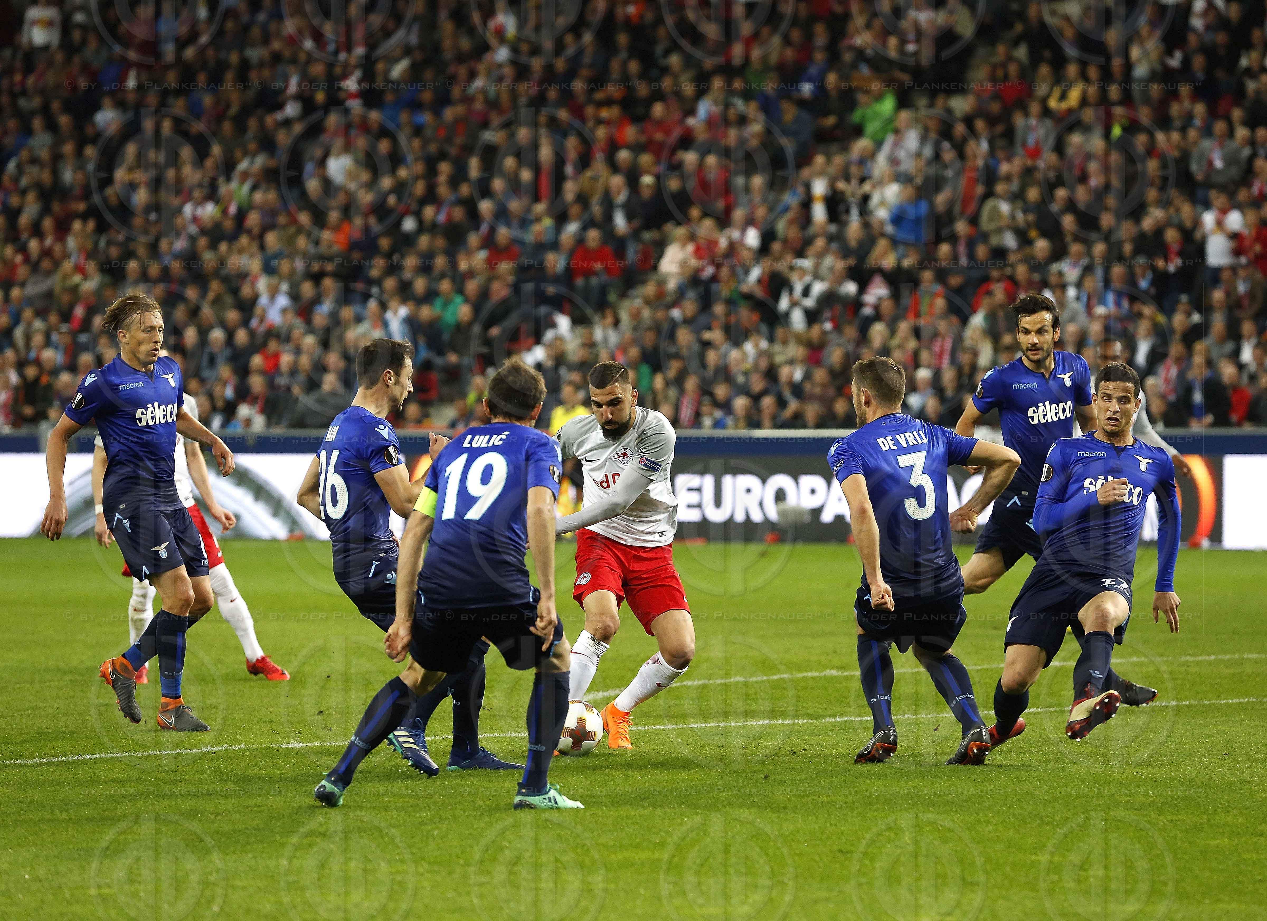 EL FC Salzburg vs. Lazio Rom (4:1)