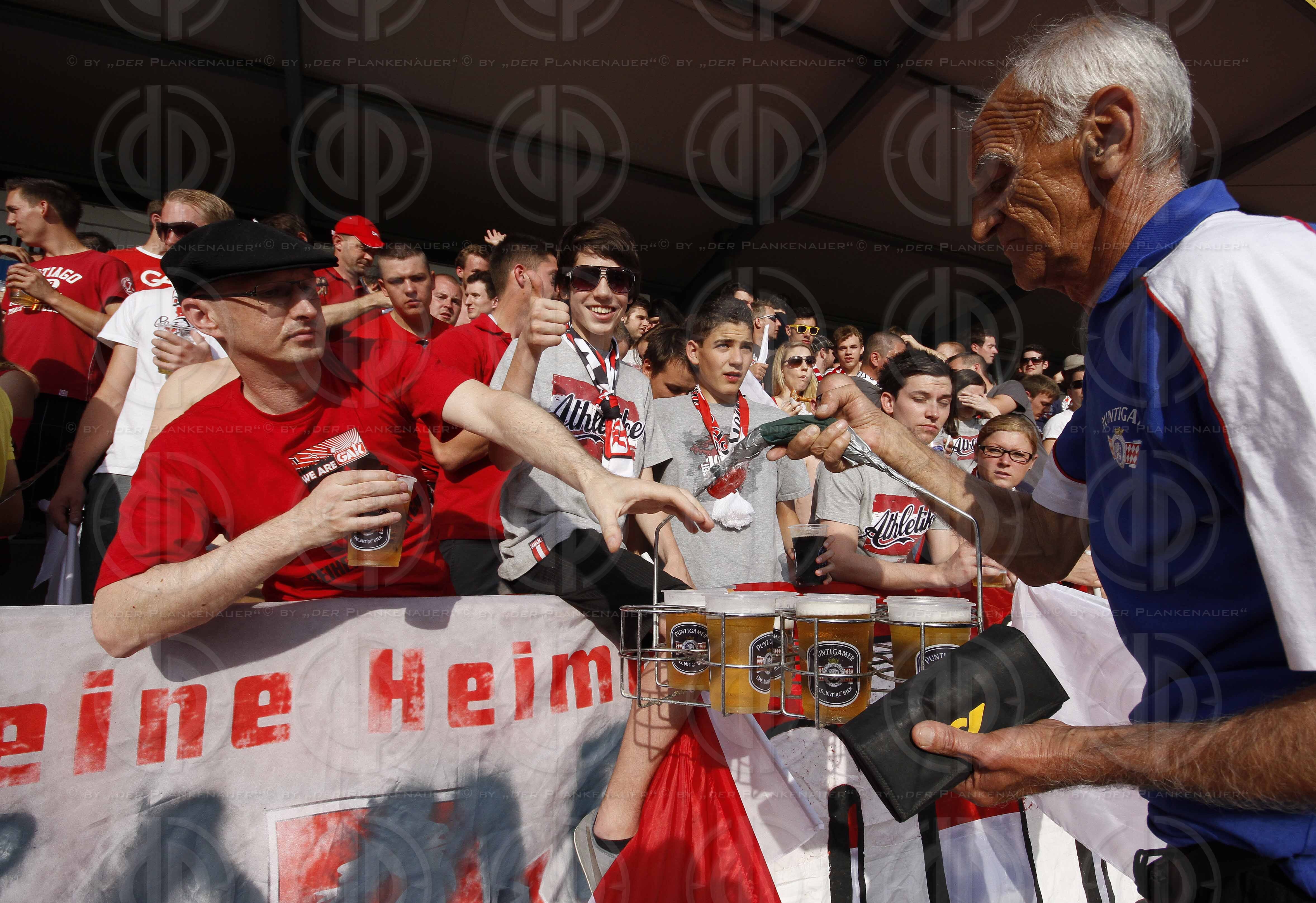 Relegation Hartberg vs. GAK (3:0, Spielabbruch)