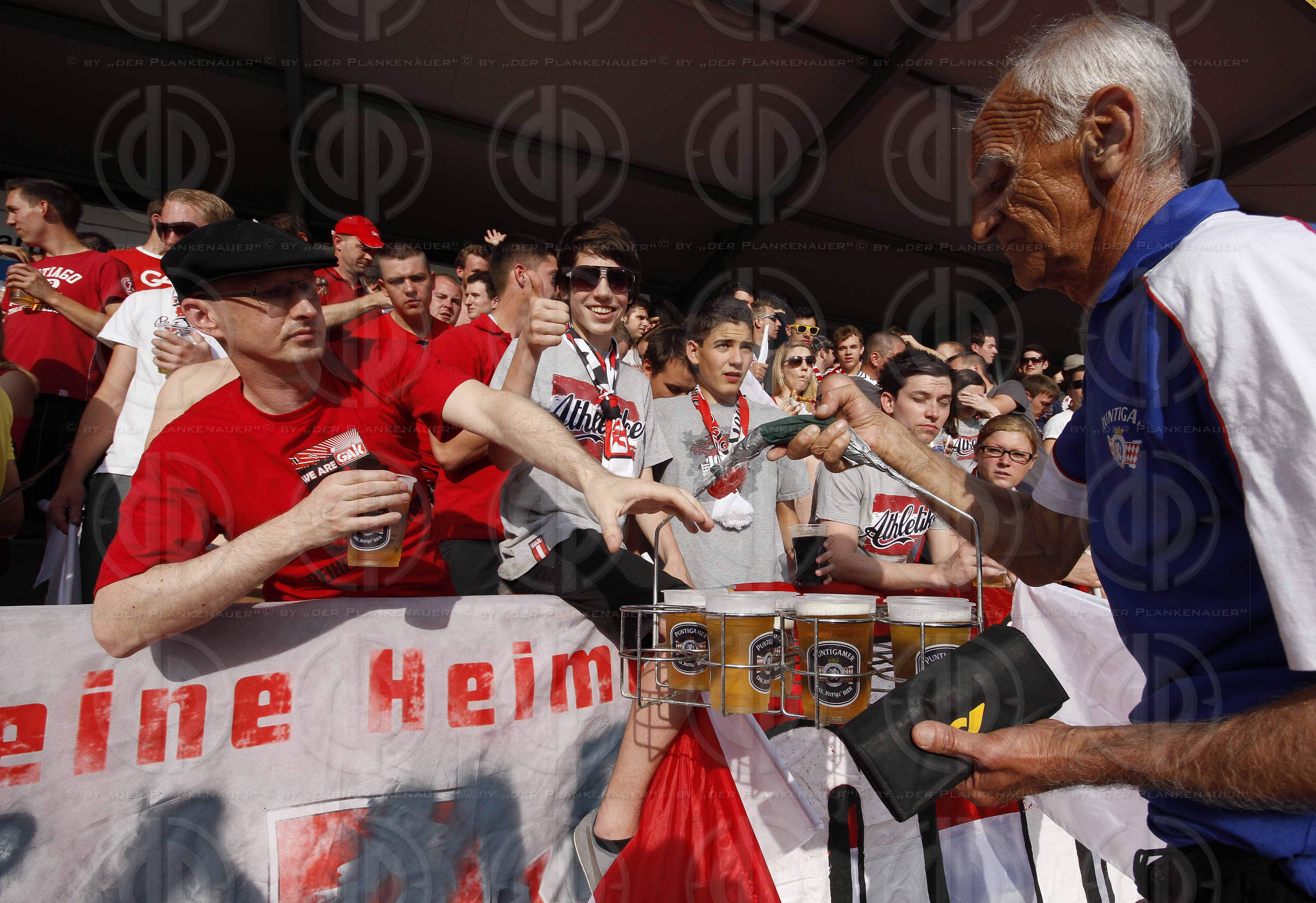 Relegation Hartberg vs. GAK (3:0, Spielabbruch)