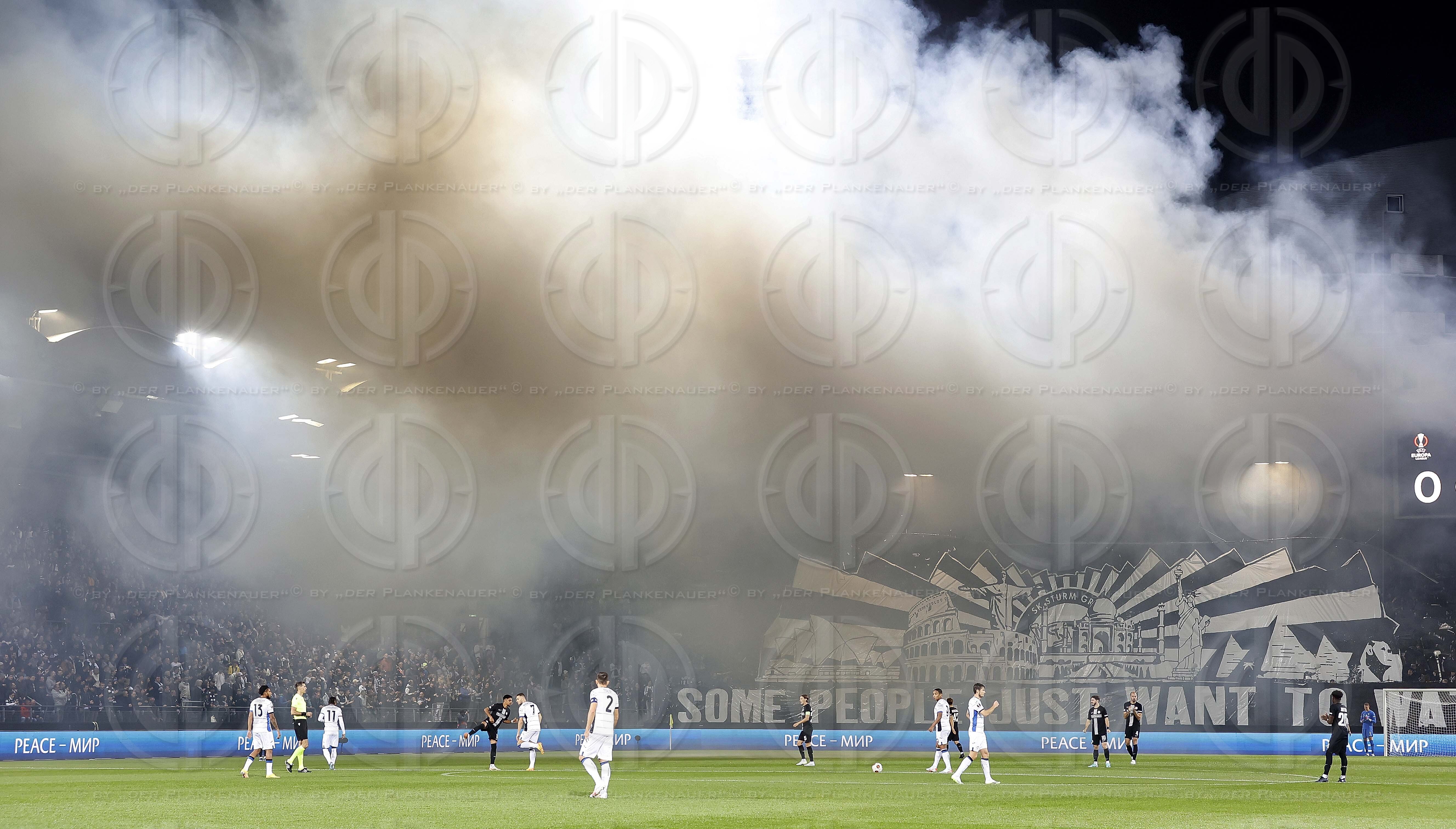 EL SK Sturm vs. Atalanta Bergamo (2:2) am 26.10.2023