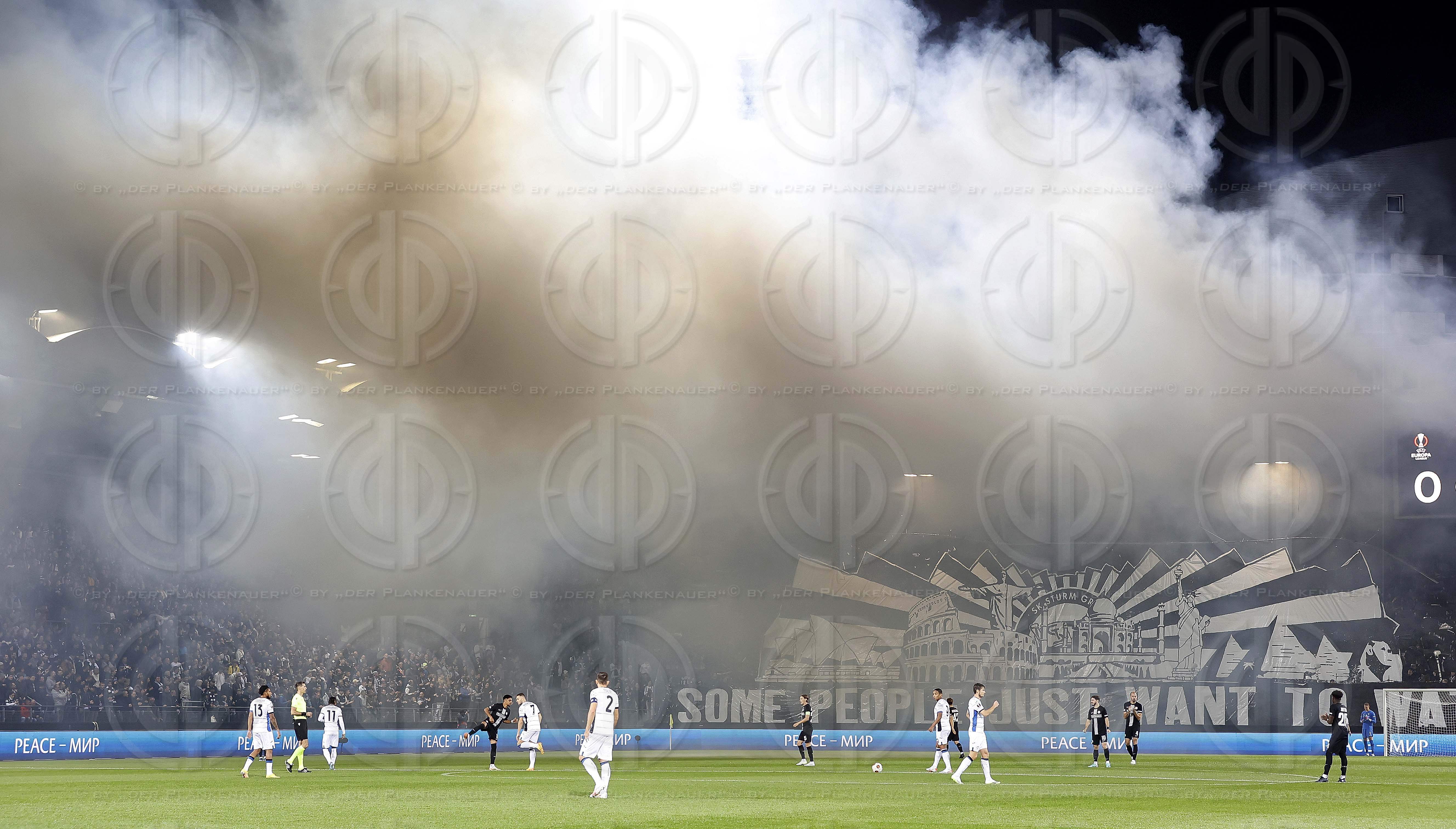 EL SK Sturm vs. Atalanta Bergamo (2:2) am 26.10.2023