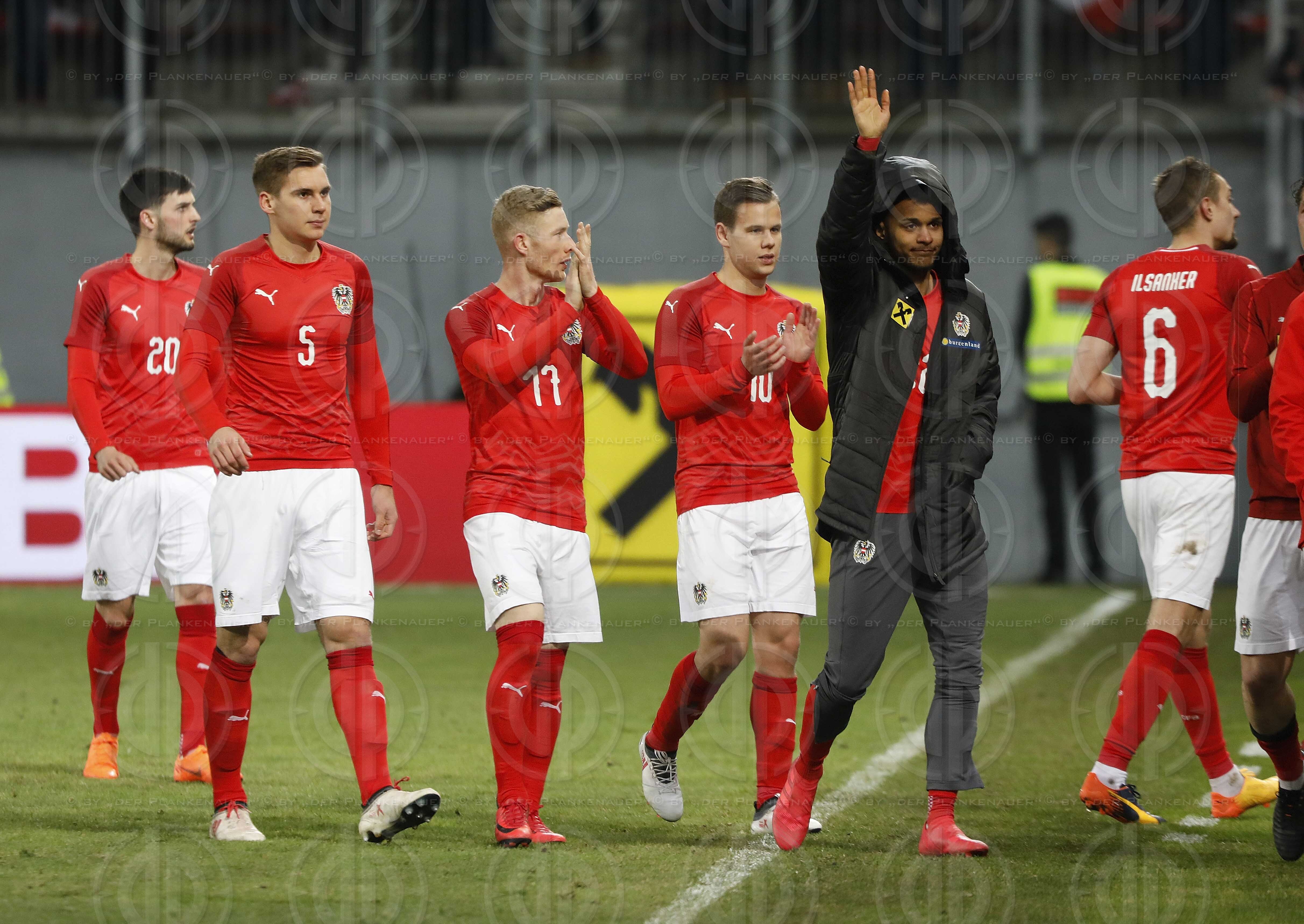 Laenderspiel Oesterreich vs. Slowenien (3:0)