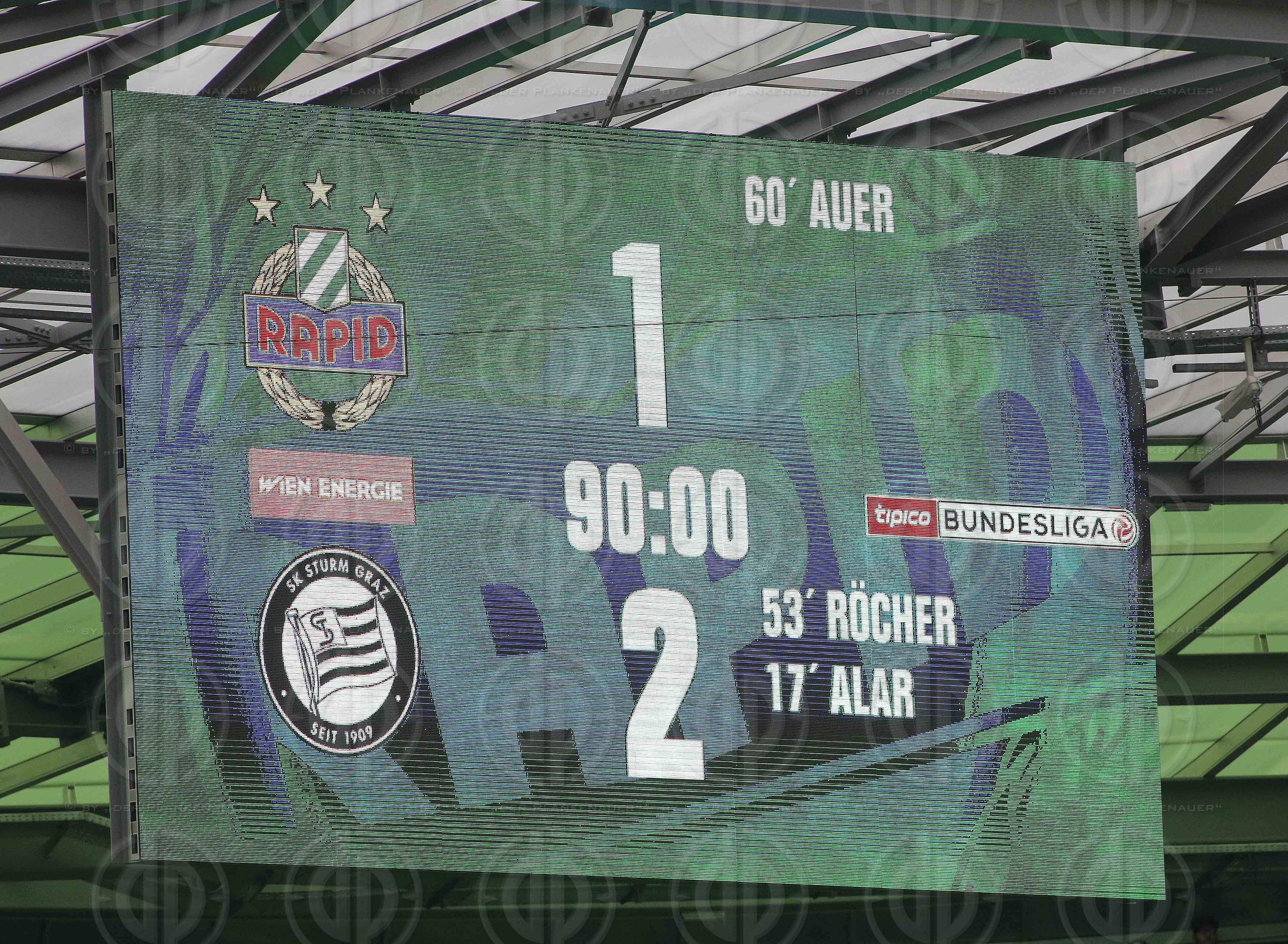 SK Rapid vs. SK Sturm (1:2)