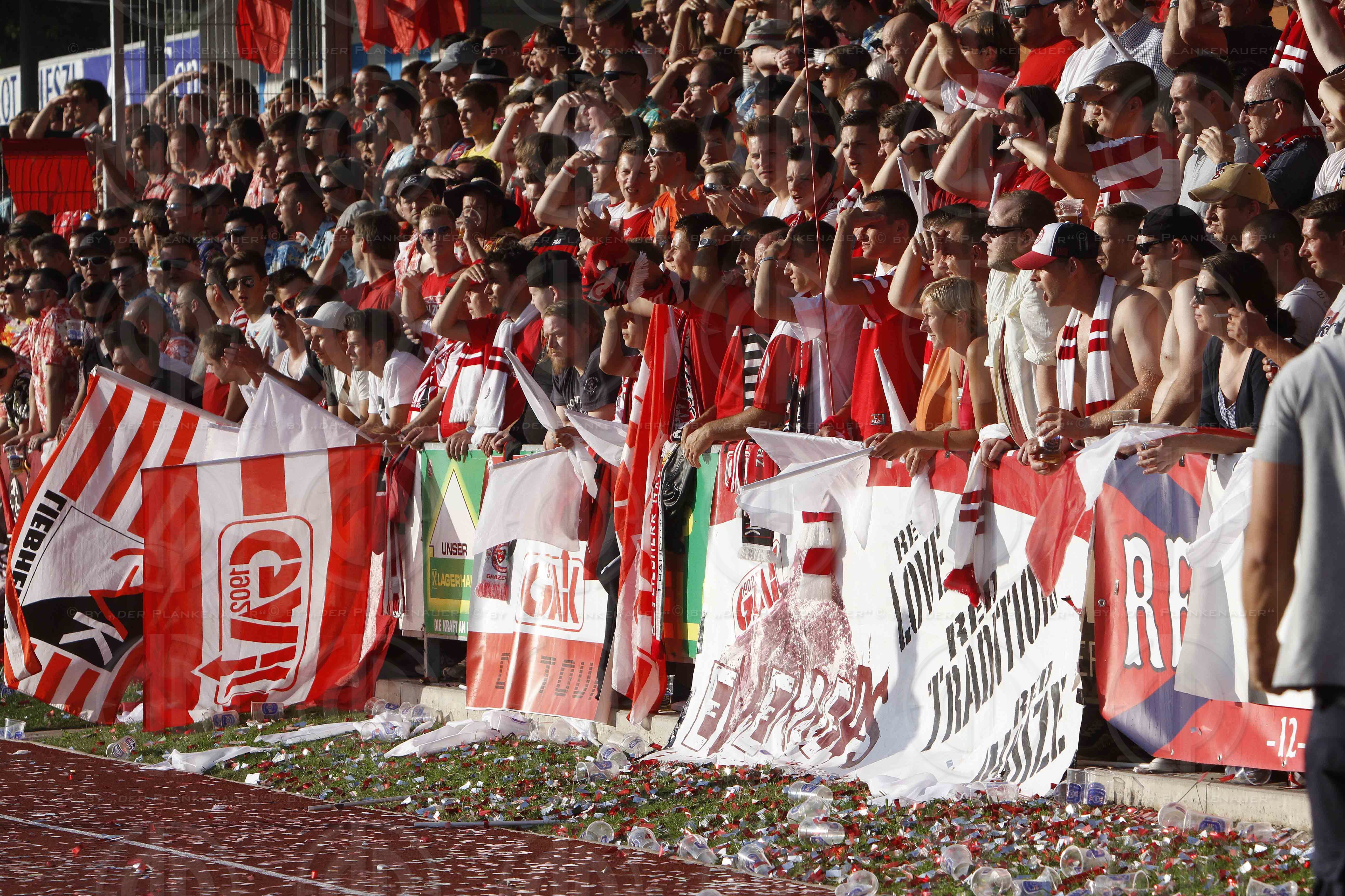 Relegation Hartberg vs. GAK (3:0, Spielabbruch)