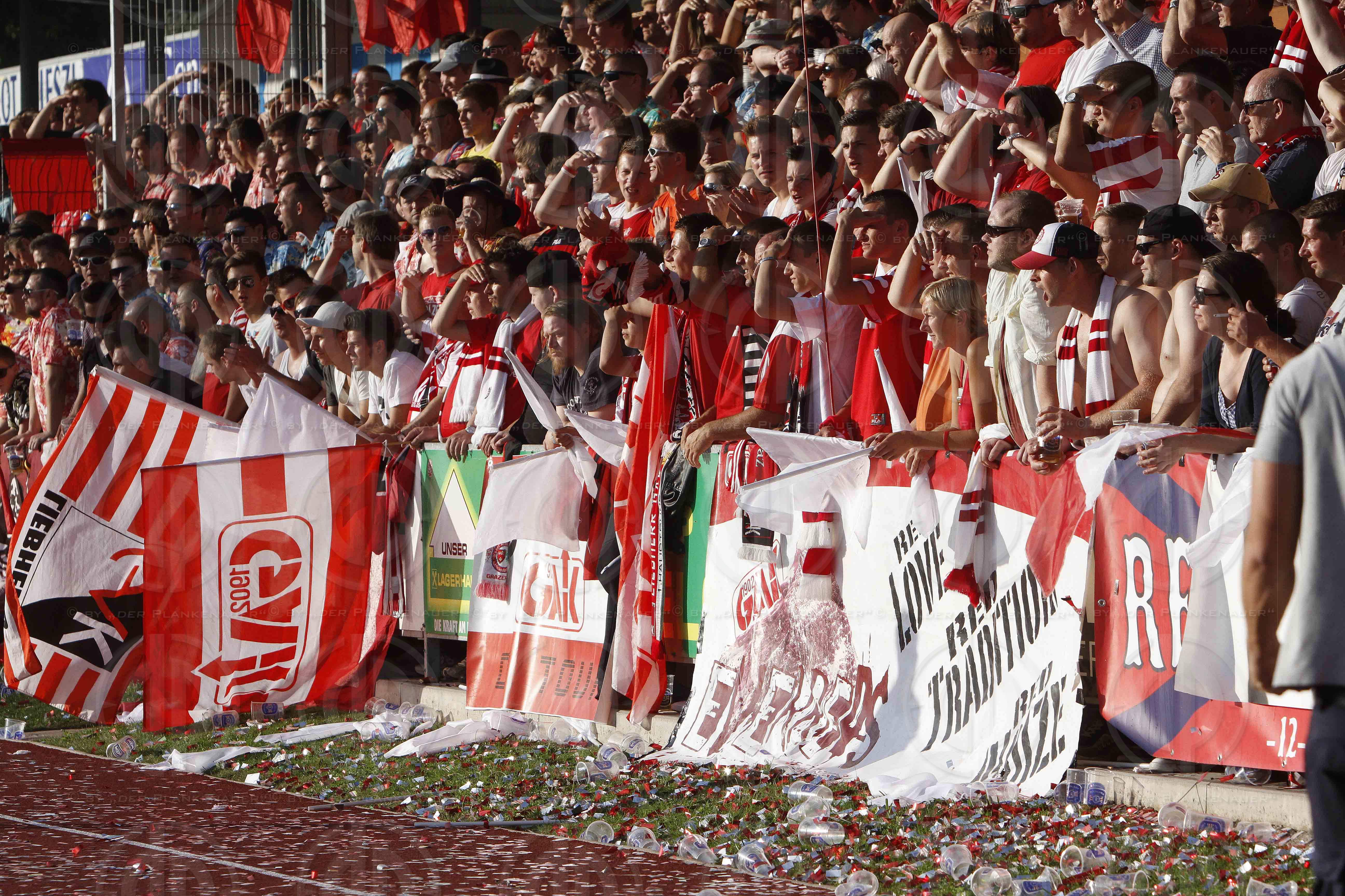 Relegation Hartberg vs. GAK (3:0, Spielabbruch)