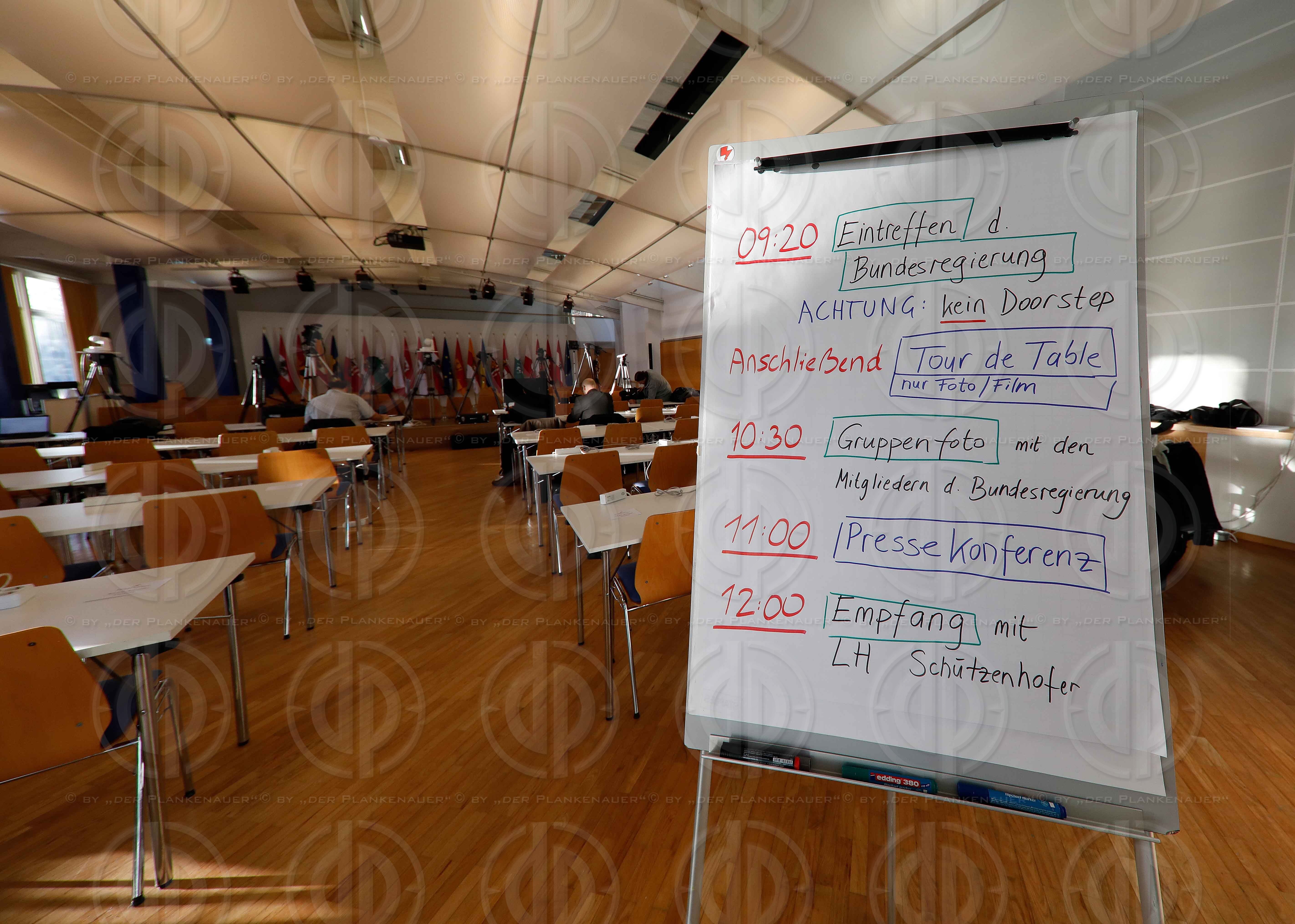 Regierungsklausur im Schloss Seggau/Stmk.