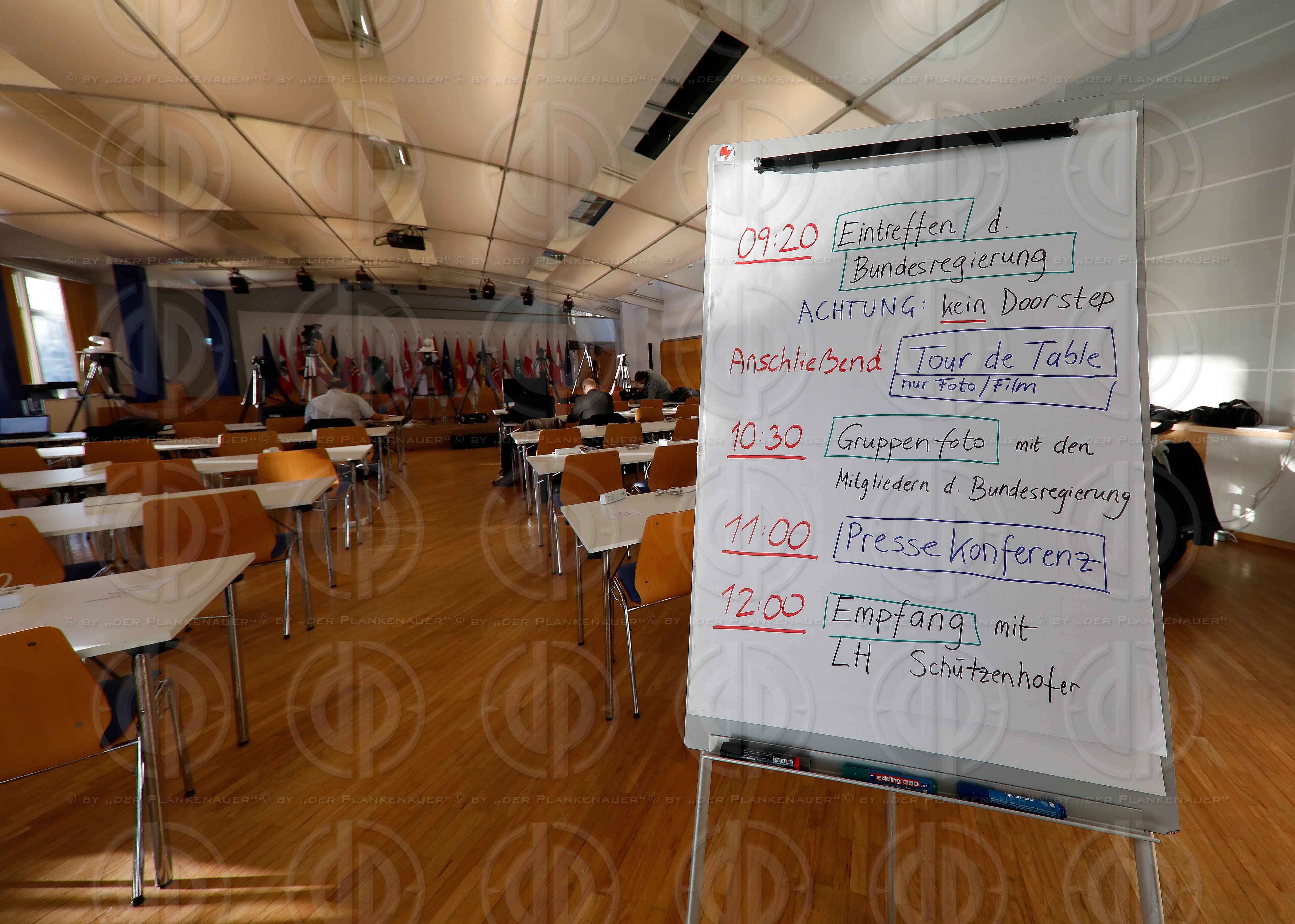 Regierungsklausur im Schloss Seggau/Stmk.