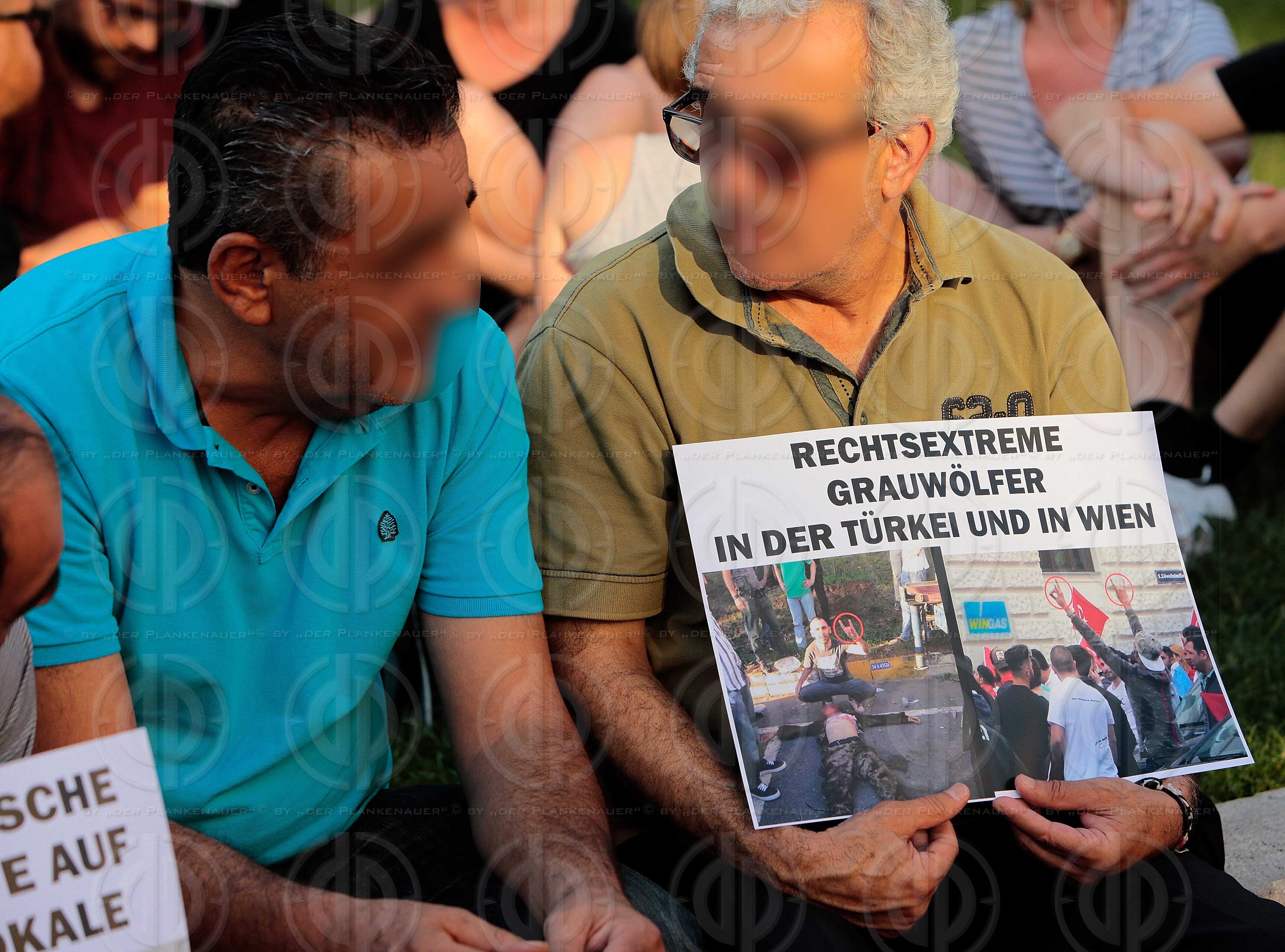 Kundgebung gegen Faschismus in Wien