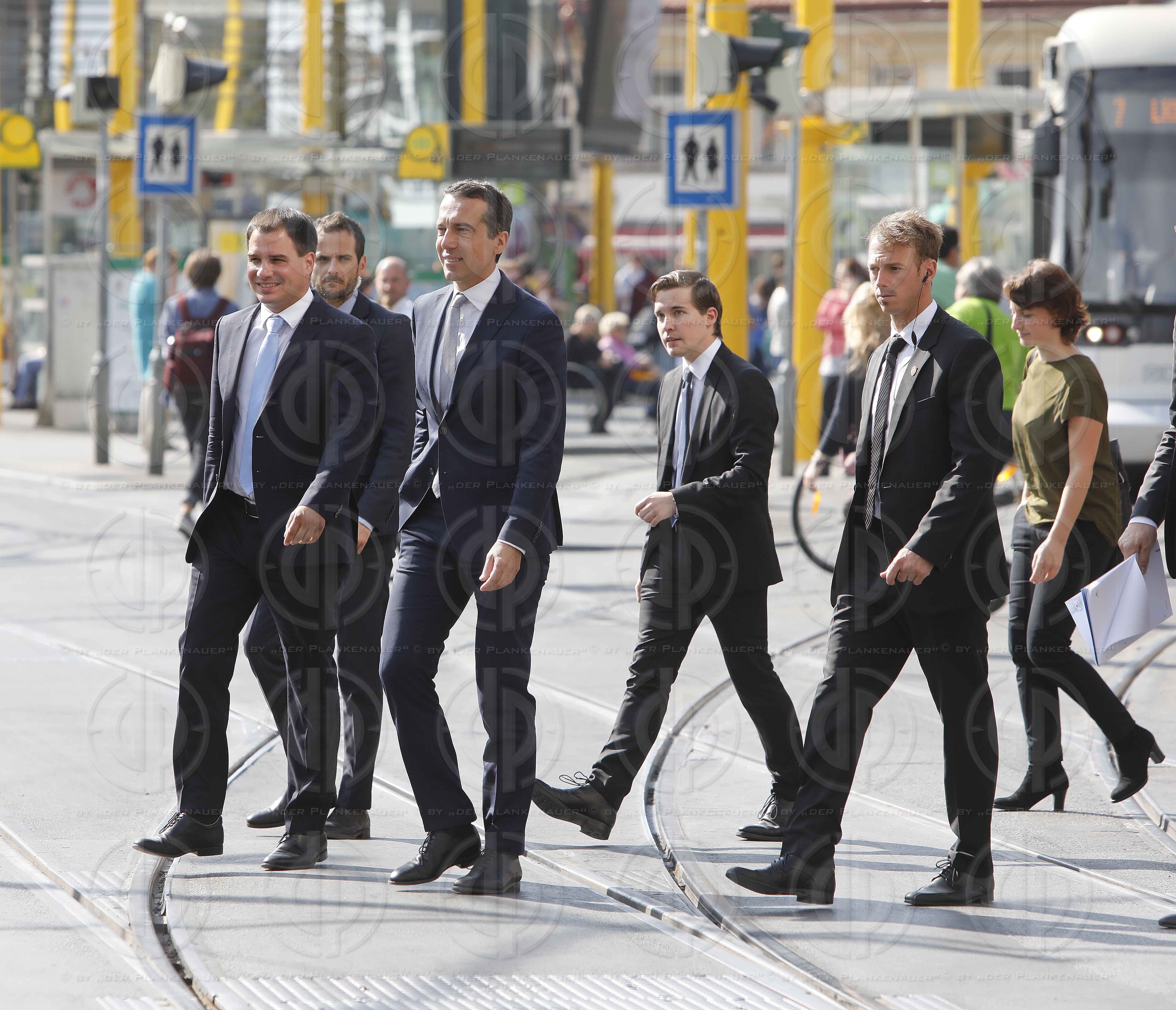 BK Kern fährt mit Grazer Strassenbahn