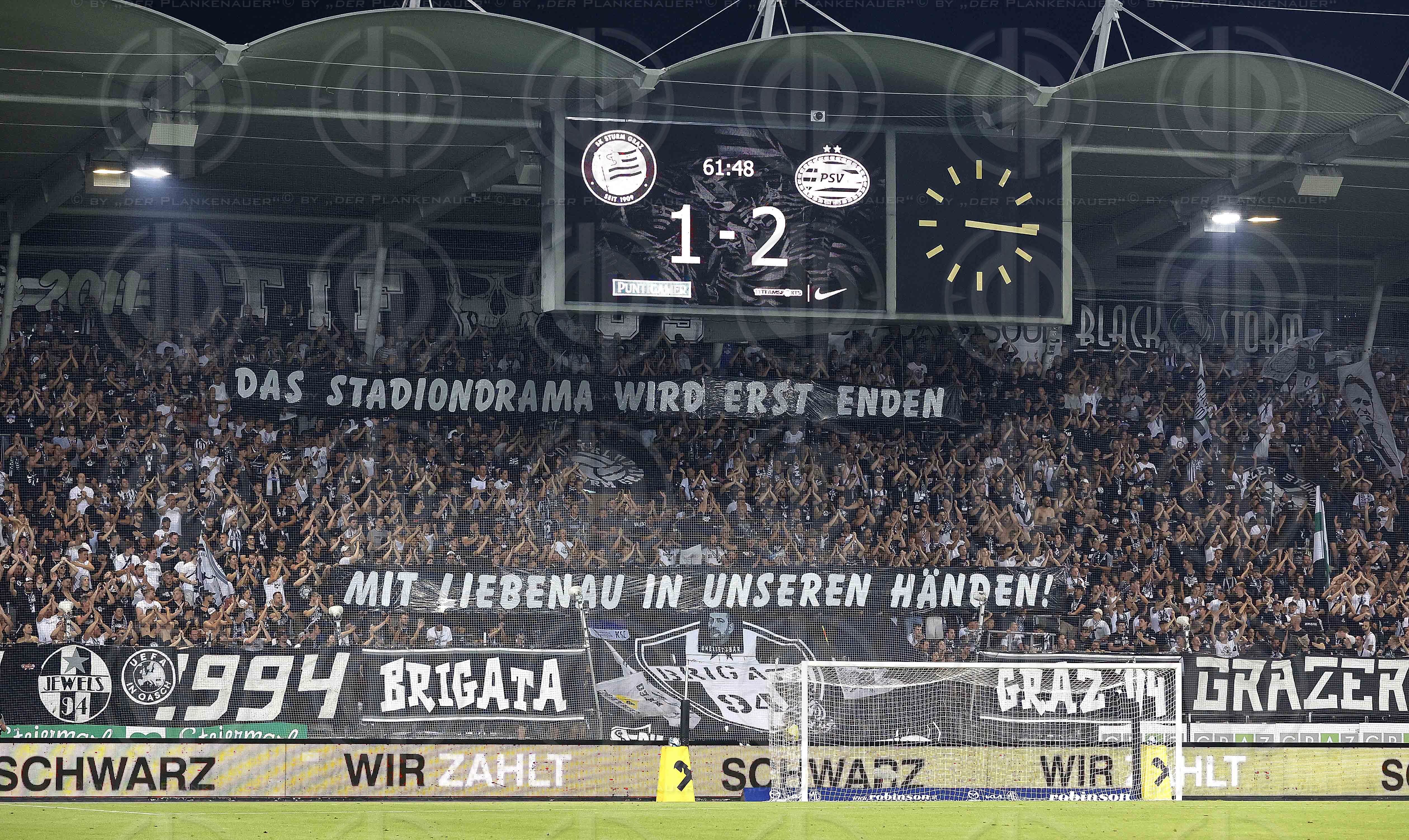 UCL SK Sturm vs. PSV Eindhoven (1:3) am 15.08.2023