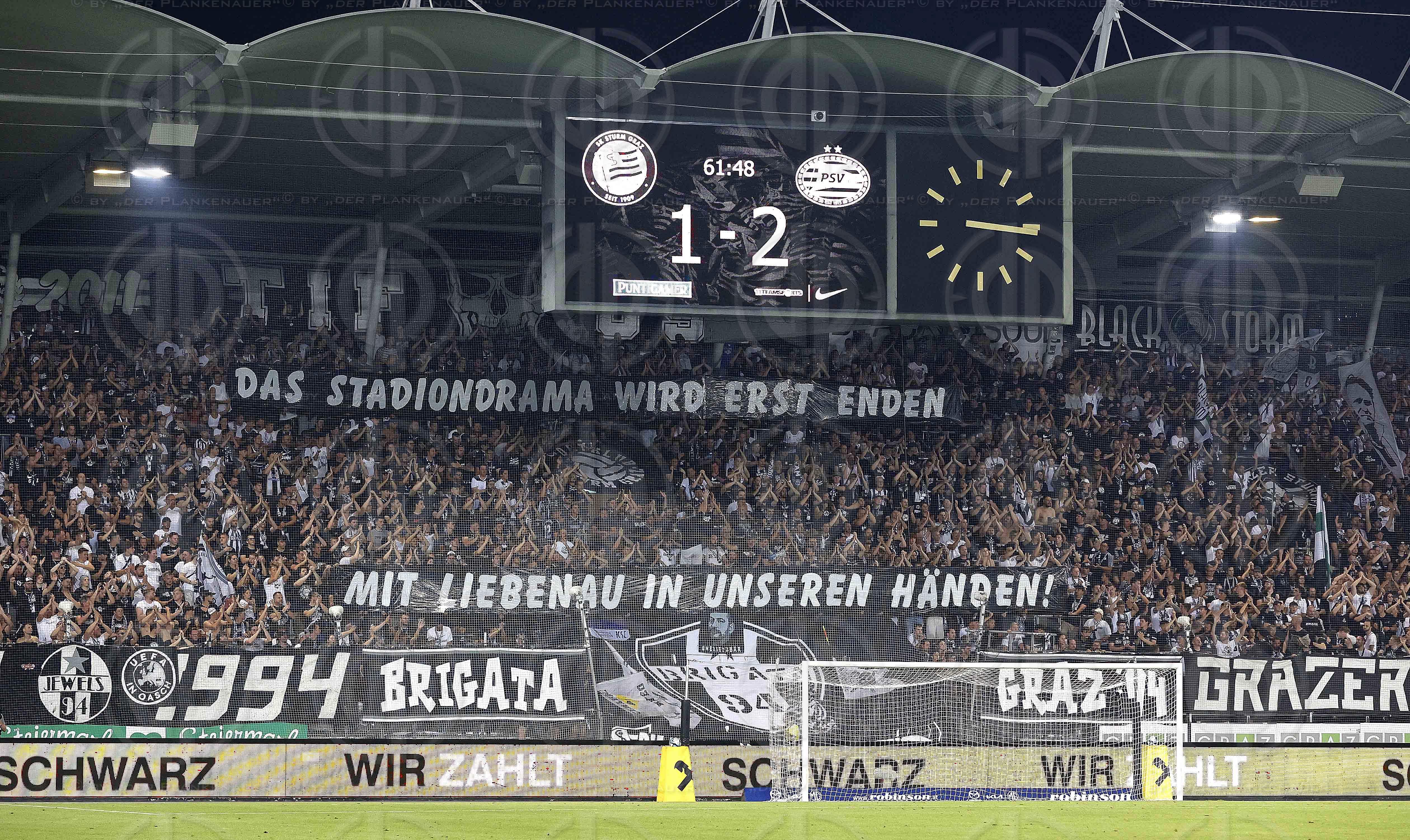 UCL SK Sturm vs. PSV Eindhoven (1:3) am 15.08.2023