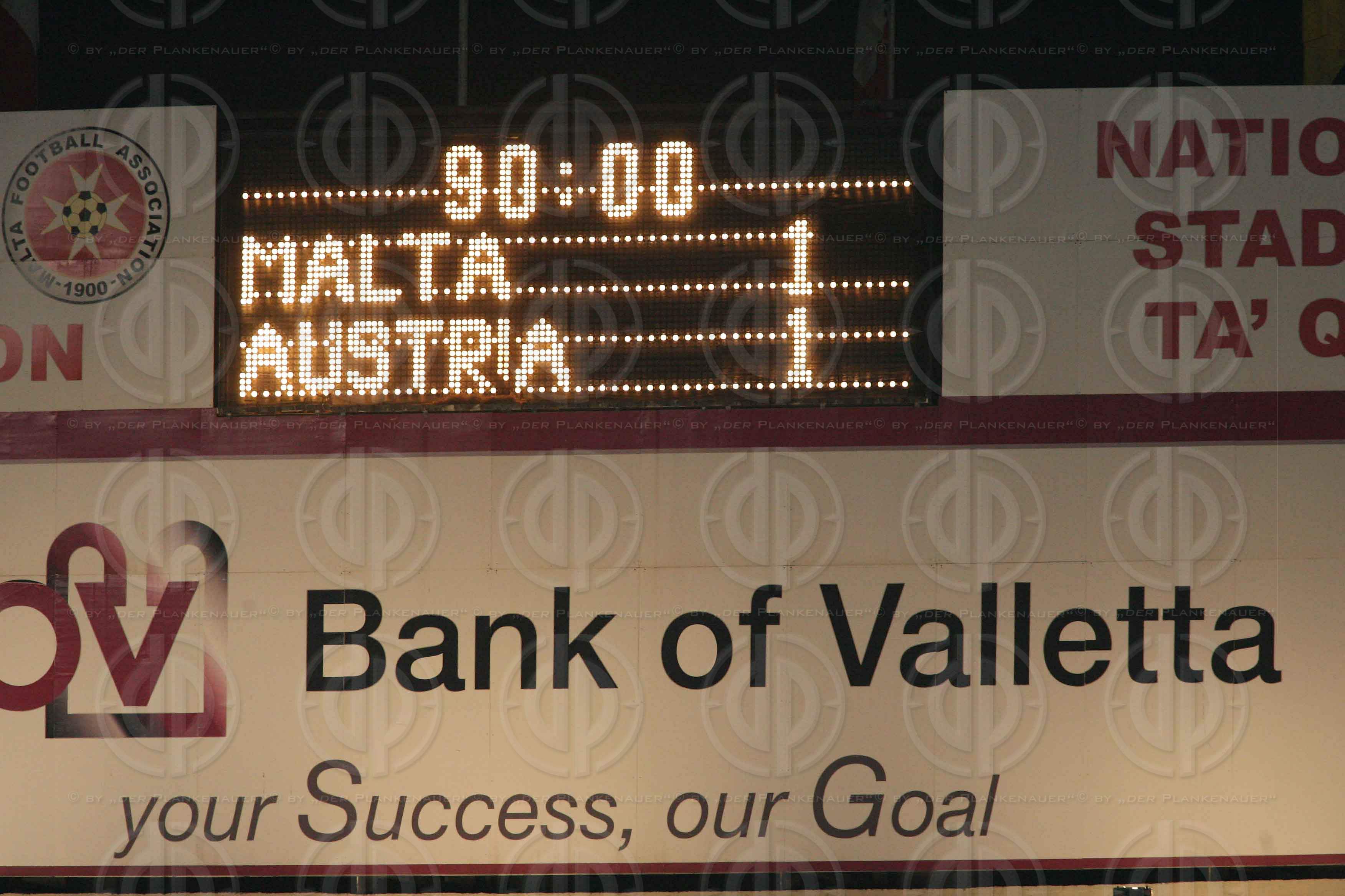 Länderspiel Malta vs. Österreich (1:1)