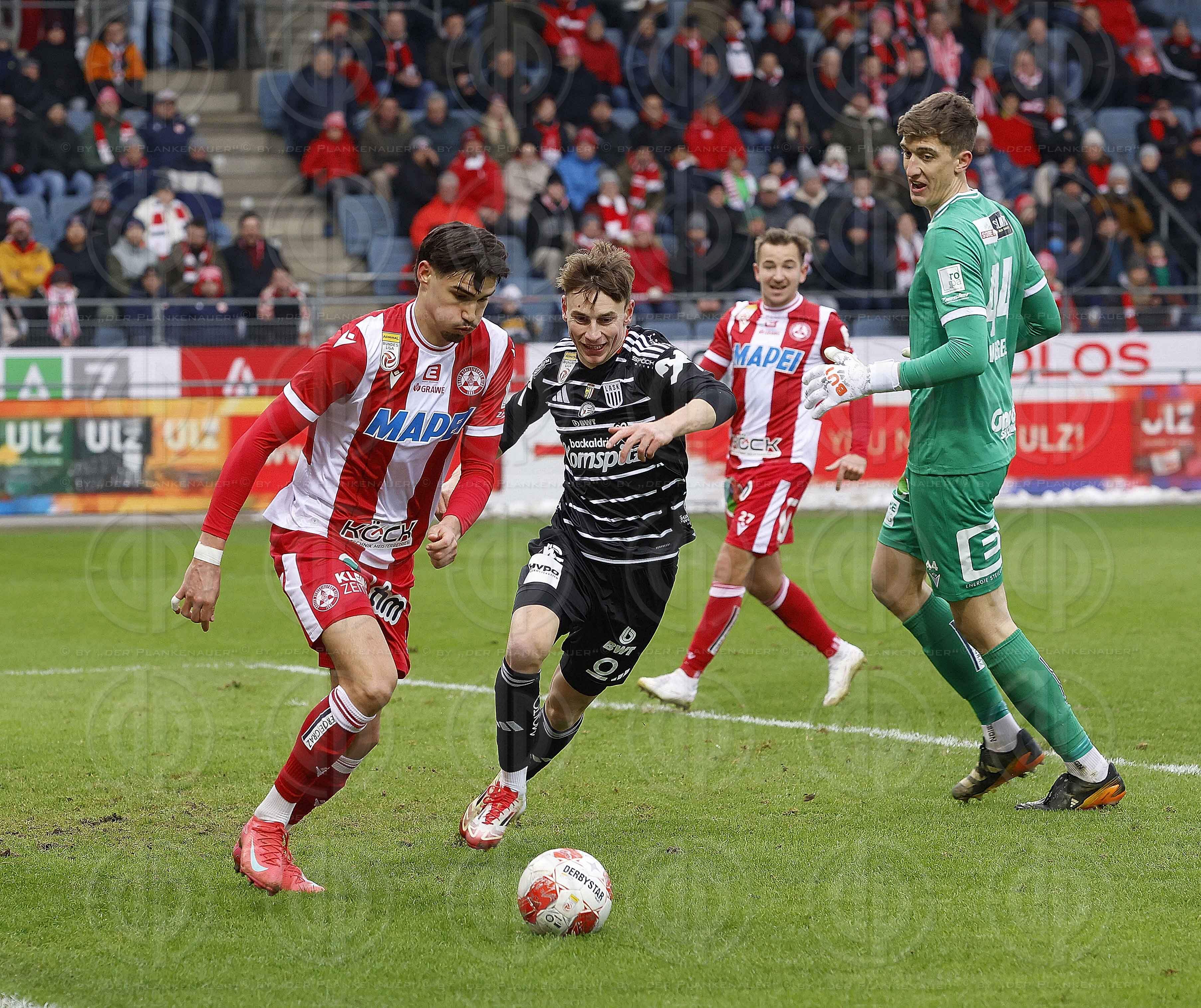 GAK 1902 vs. LASK (0:0) am 16.02.2025