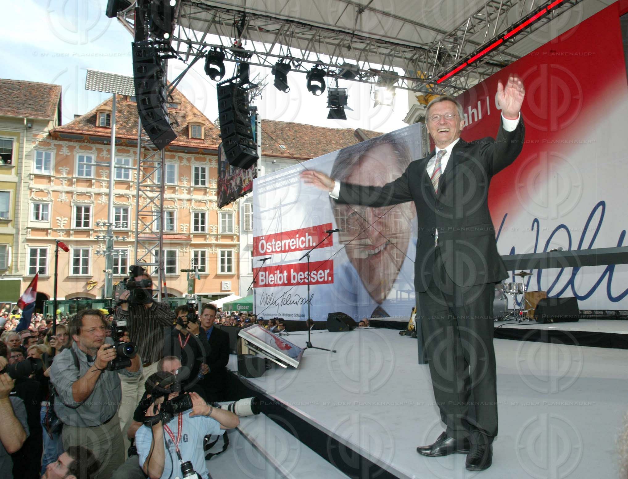 Wahl 2006 - ÖVP Wahlkampfauftakt in Graz