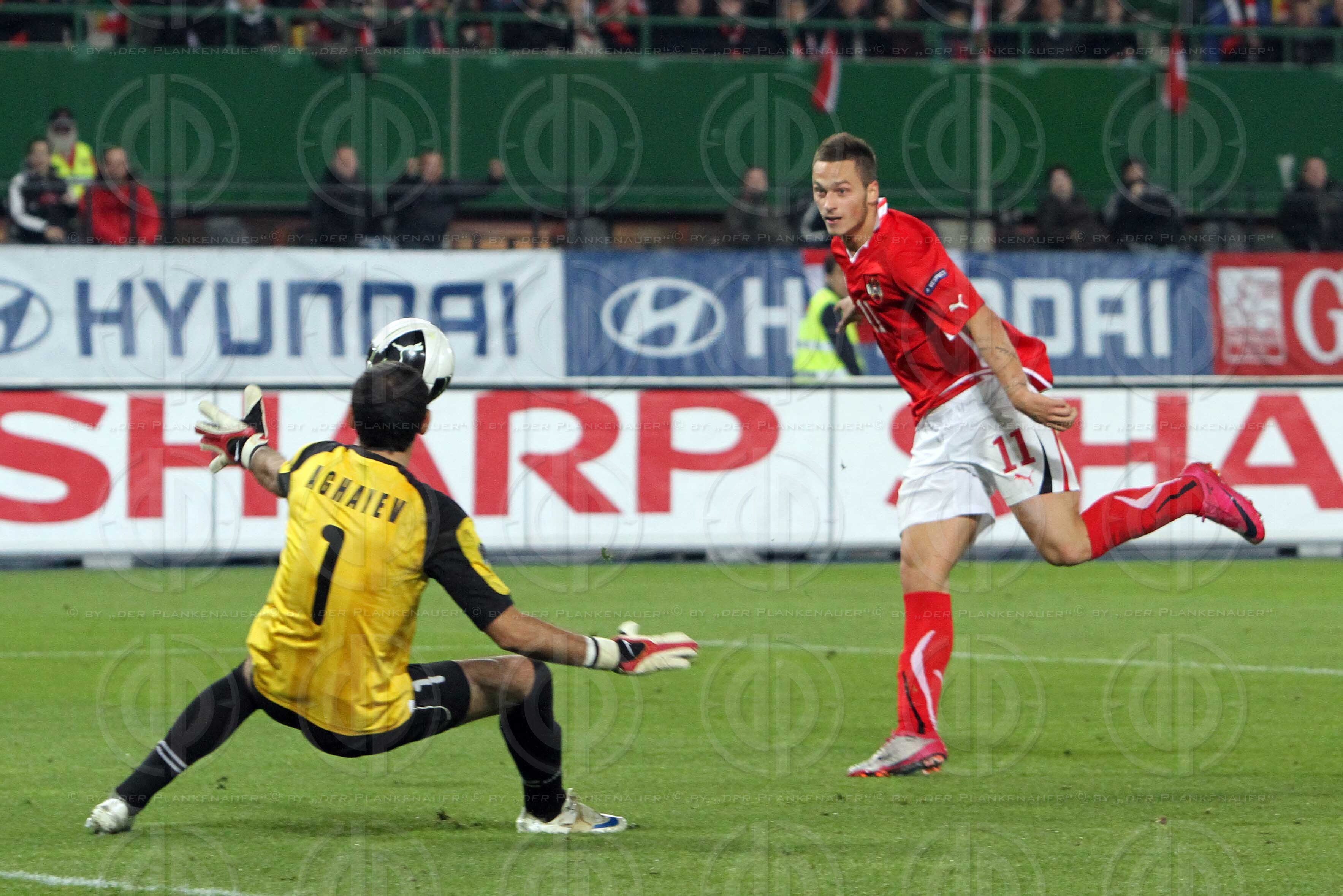 Qualifikation zur UEFA EURO 2012 Österreich vs. Aserbaidschan