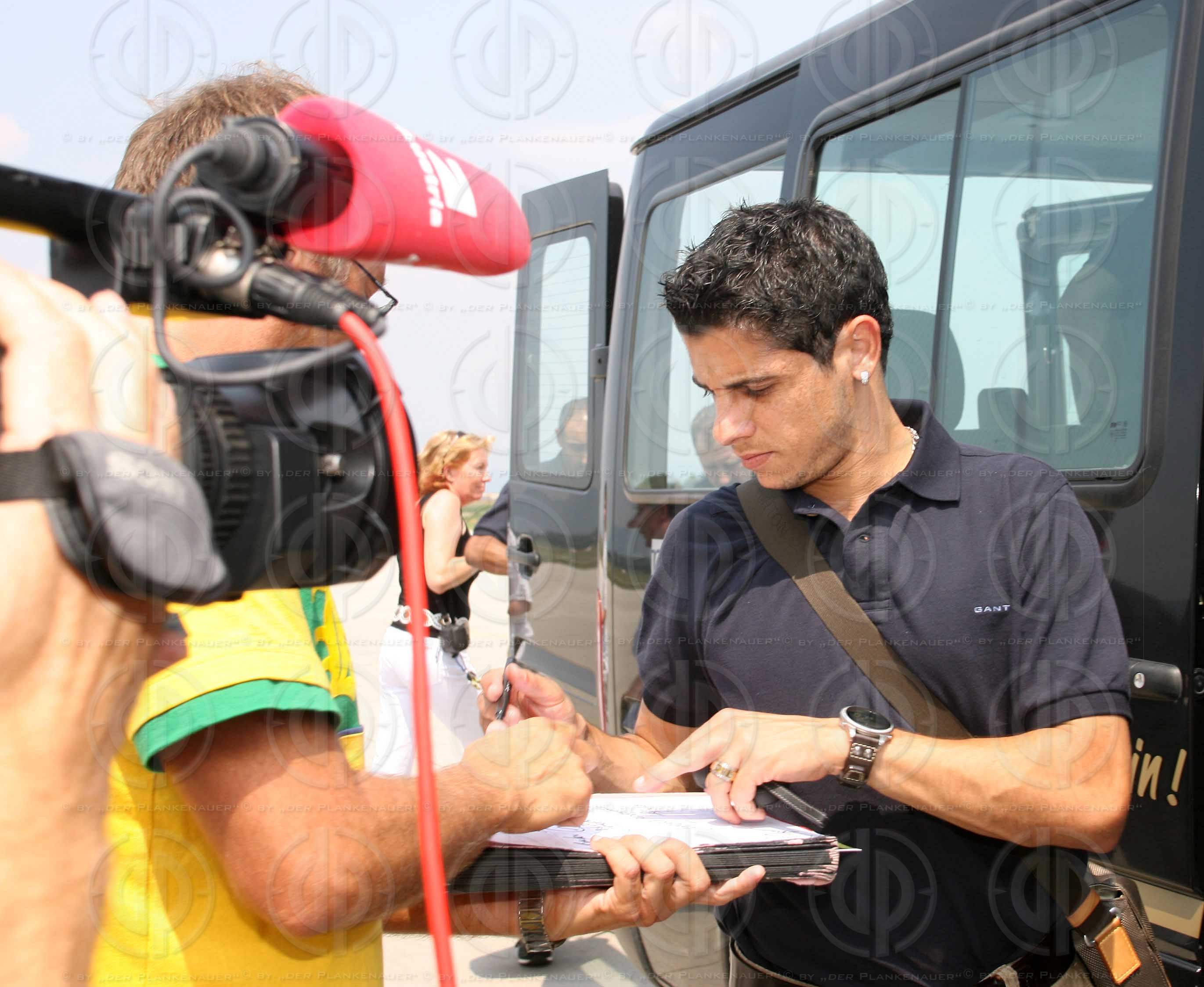 Ankunft Real Madrid Stars