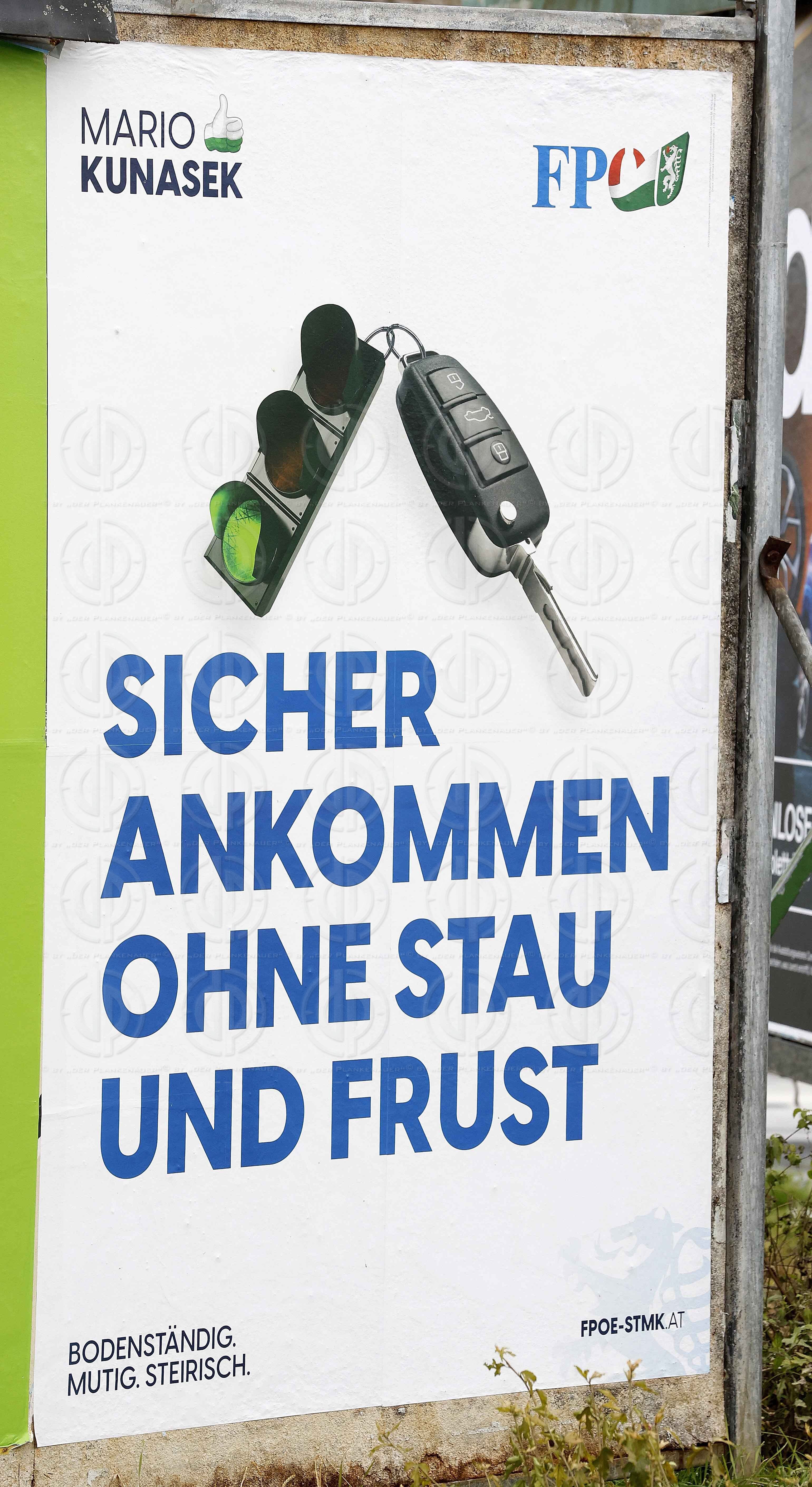 Wahlplakate zu LT-Wahl24 Stmk. am 22.11.2024