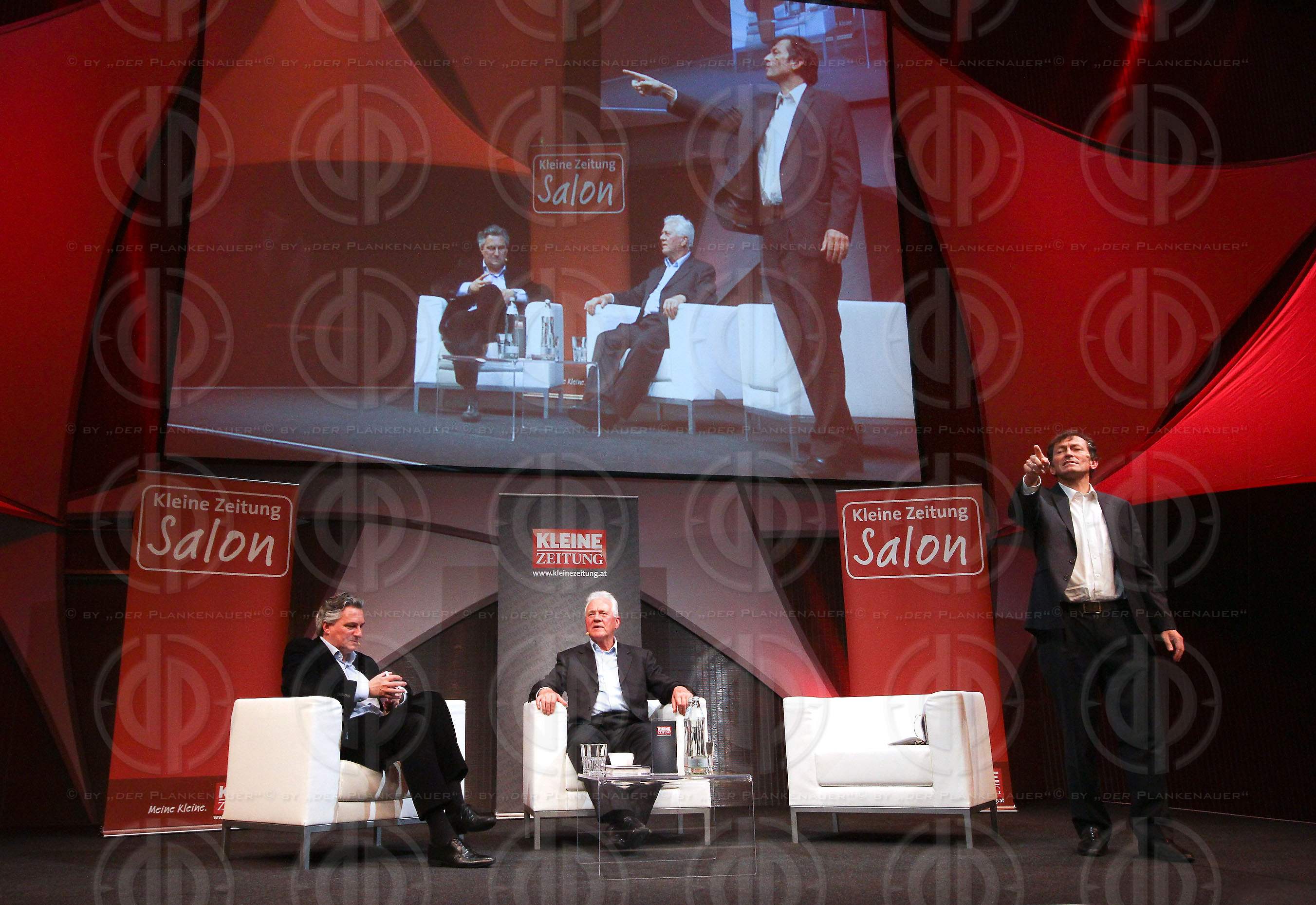 Frank Stronach im Gespräch
