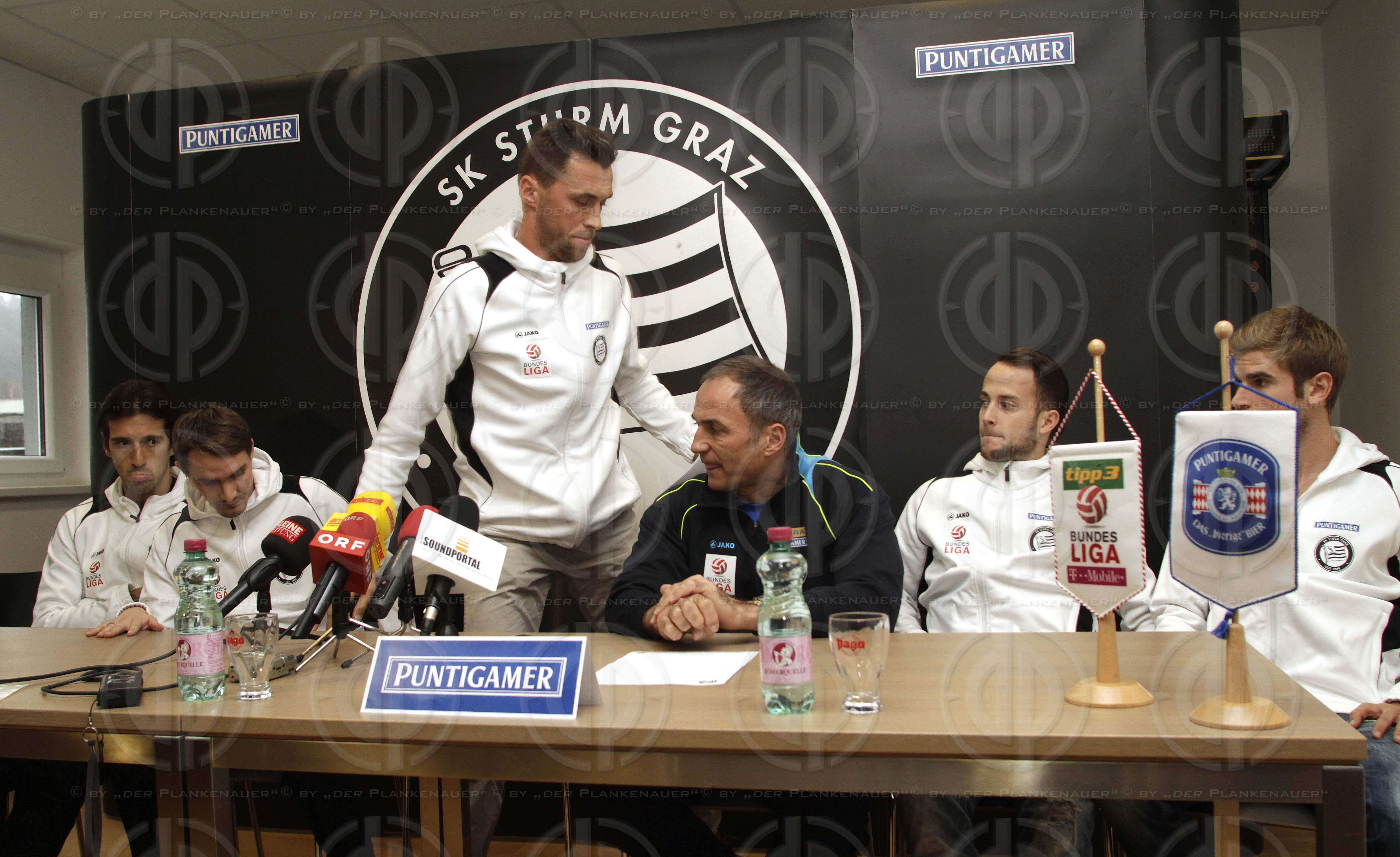 SK Sturm Pressekonferenz