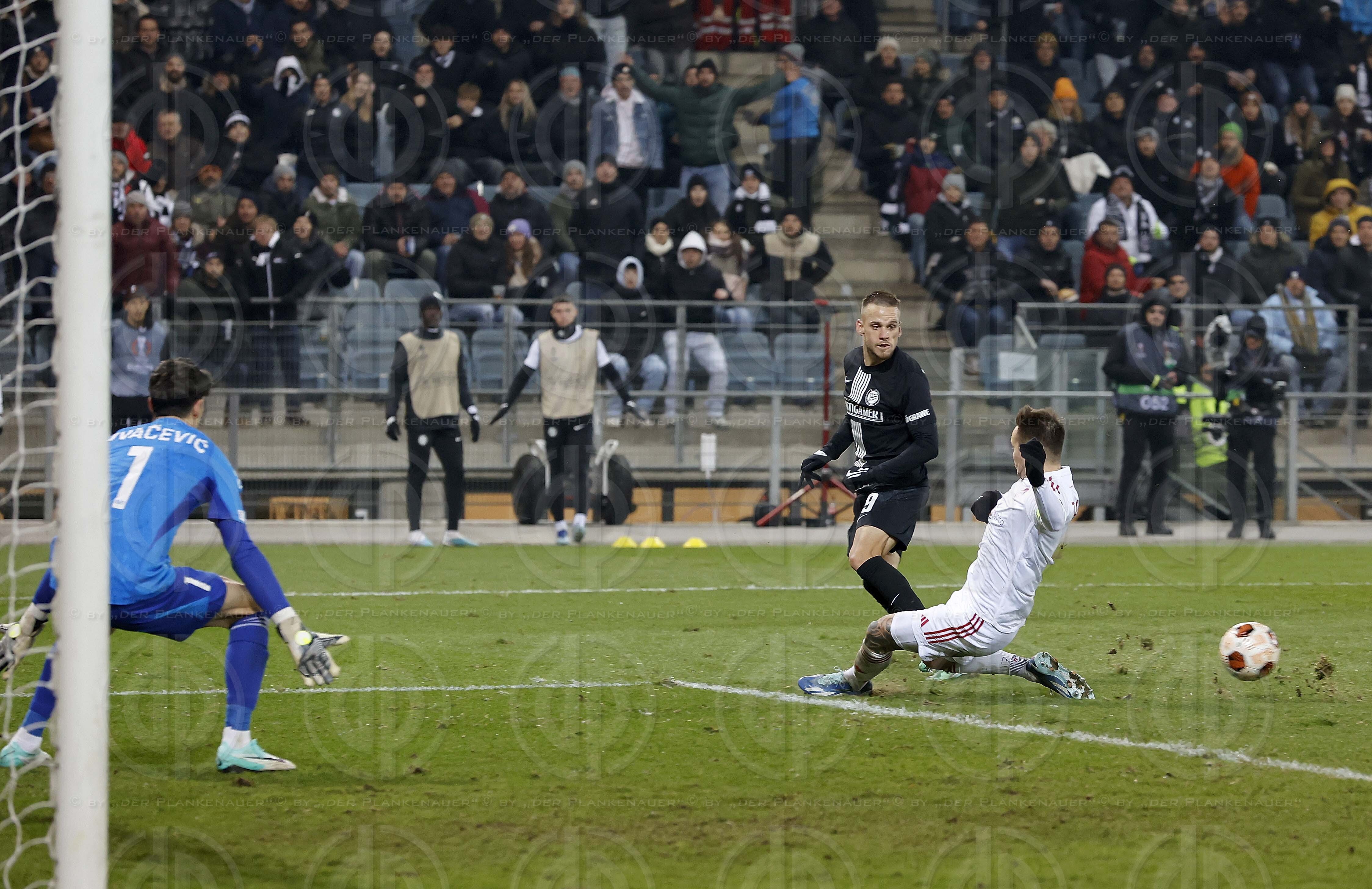 EL SK Sturm vs. Rakow Czestochowa (0:1) am 30.11.2023