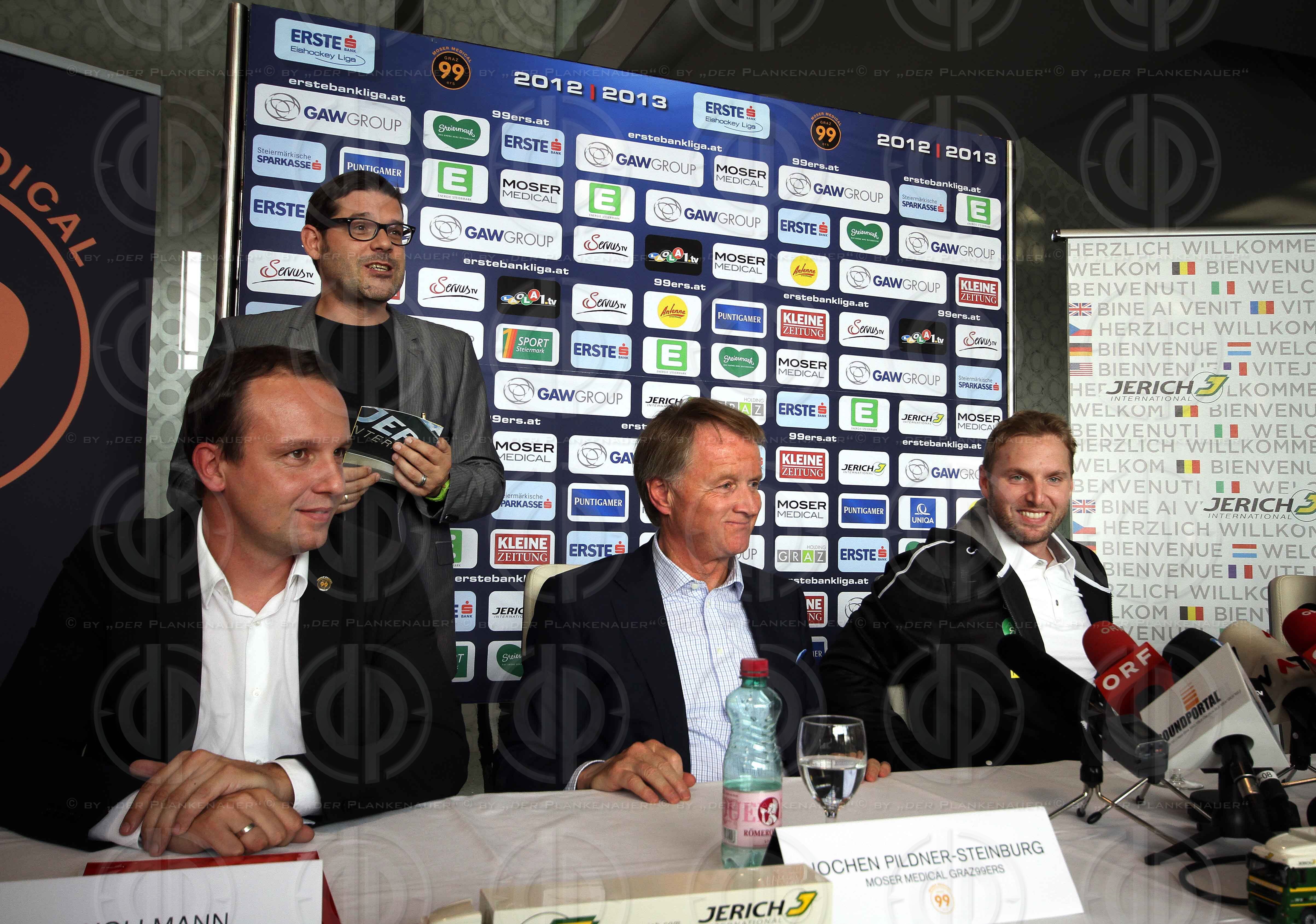 PK Thomas Vanek bei den Graz 99ers