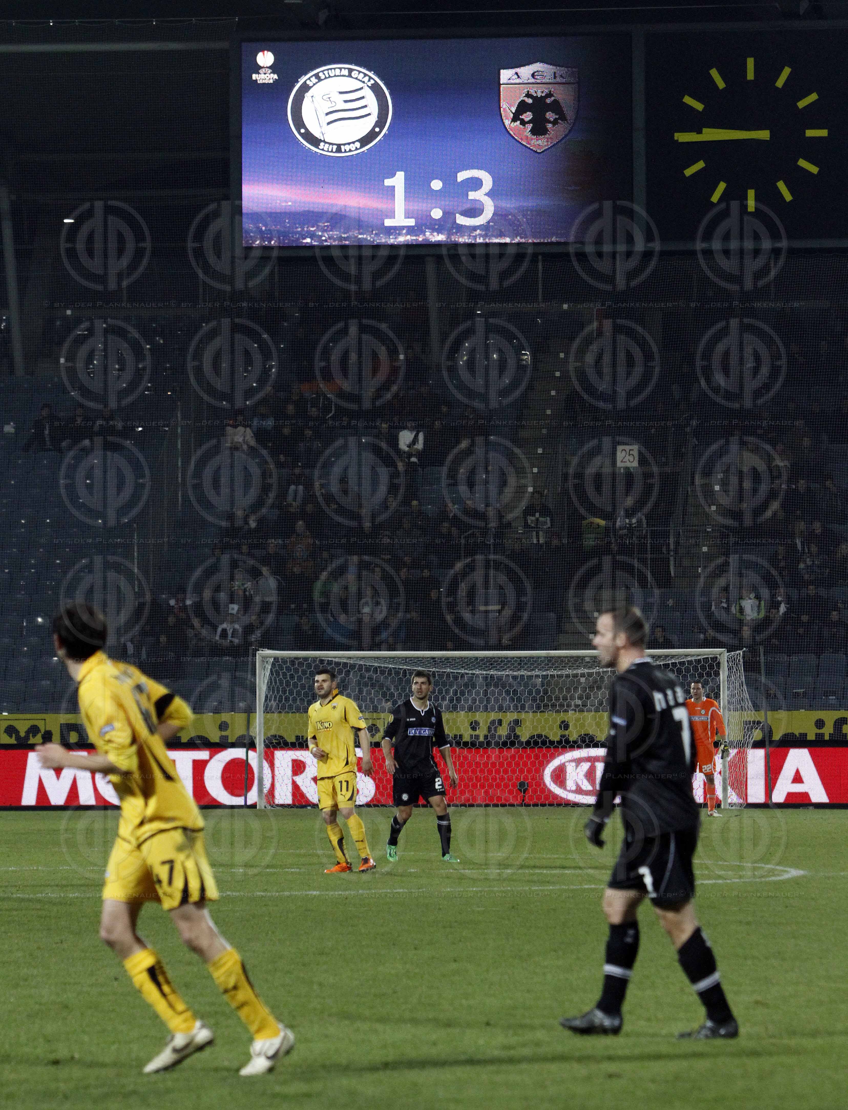 Euro League SK Sturm vs. AEK Athen (1:3)