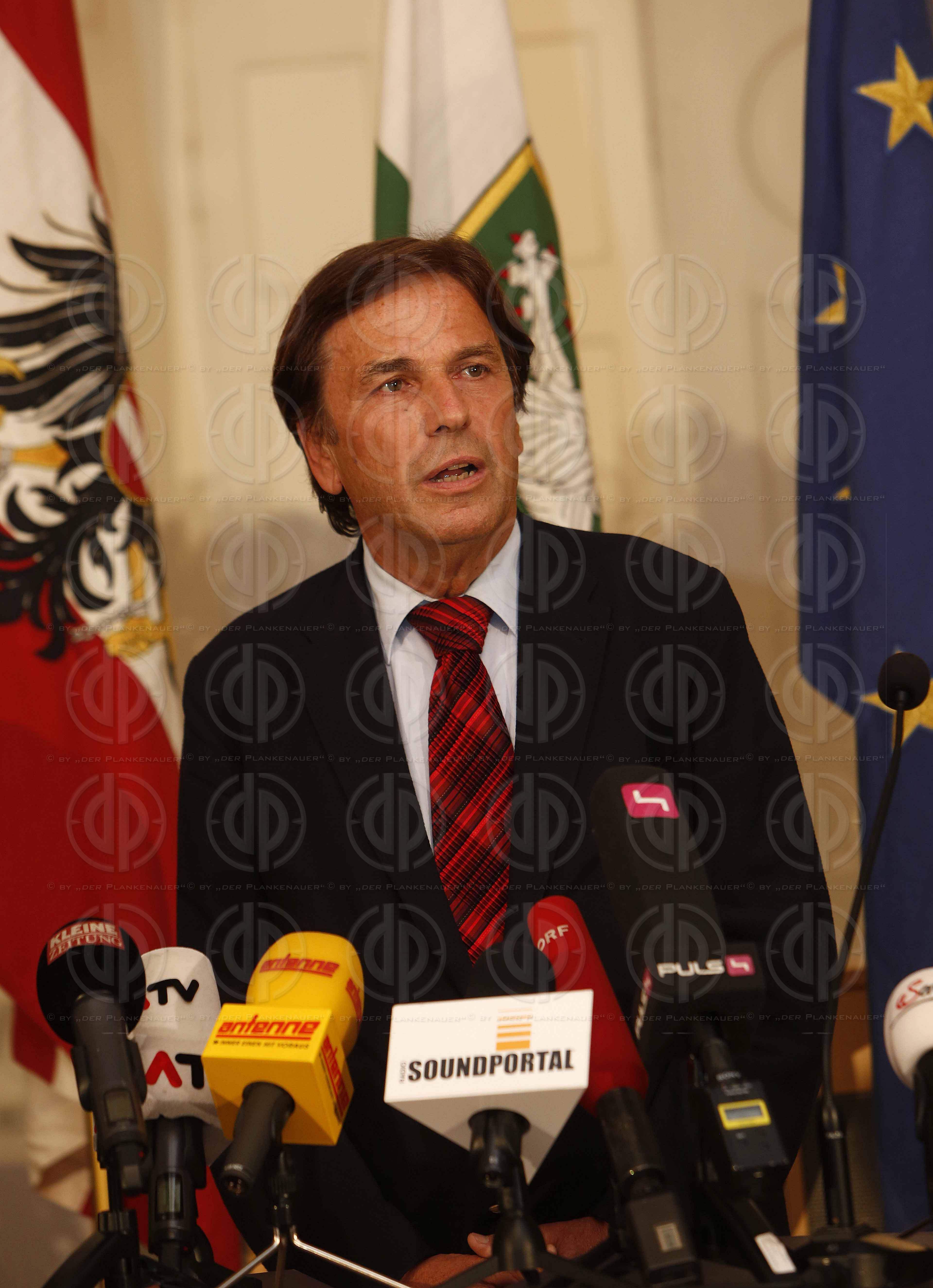 Pressekonferenz der steir. LReg.