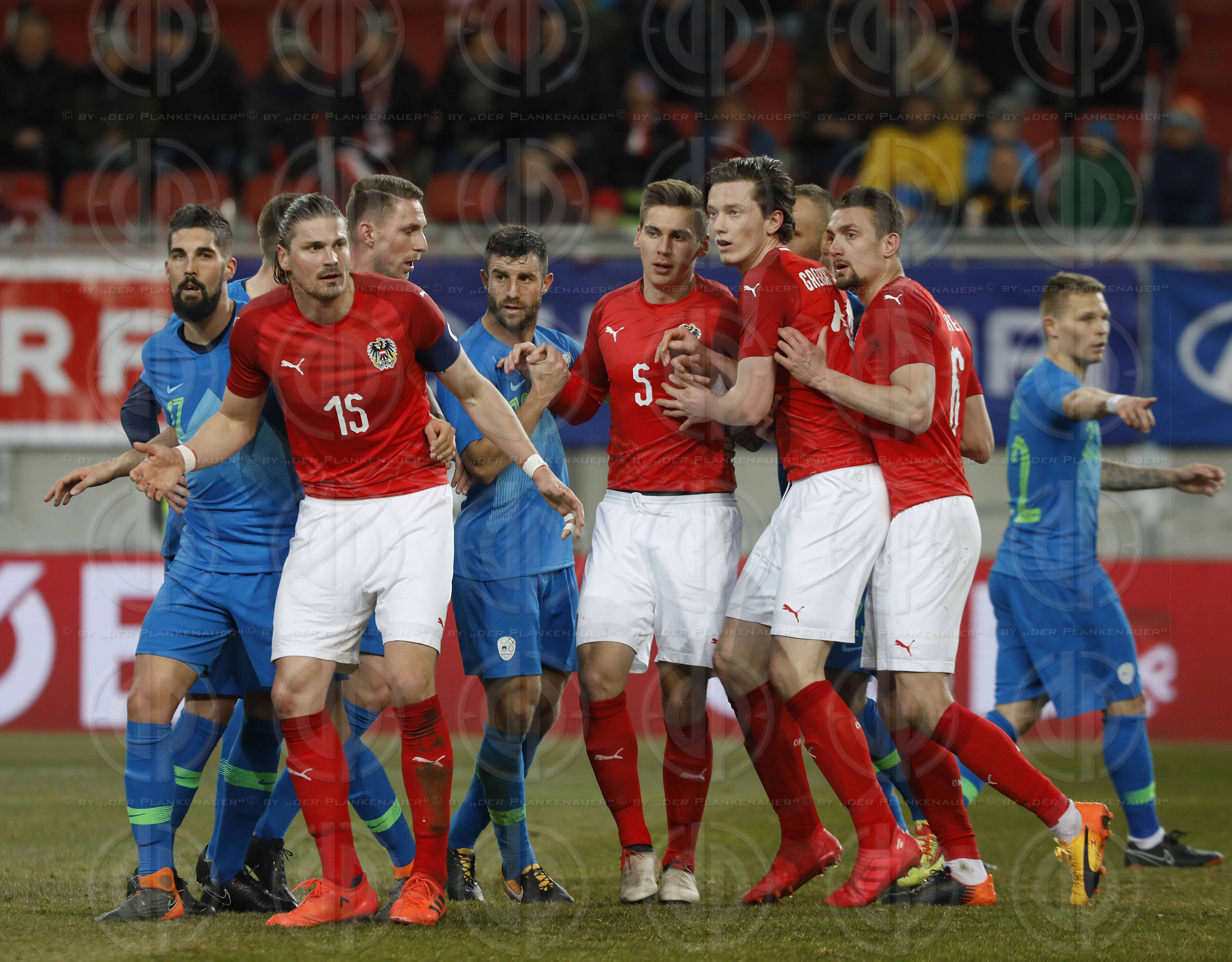 Laenderspiel Oesterreich vs. Slowenien (3:0)