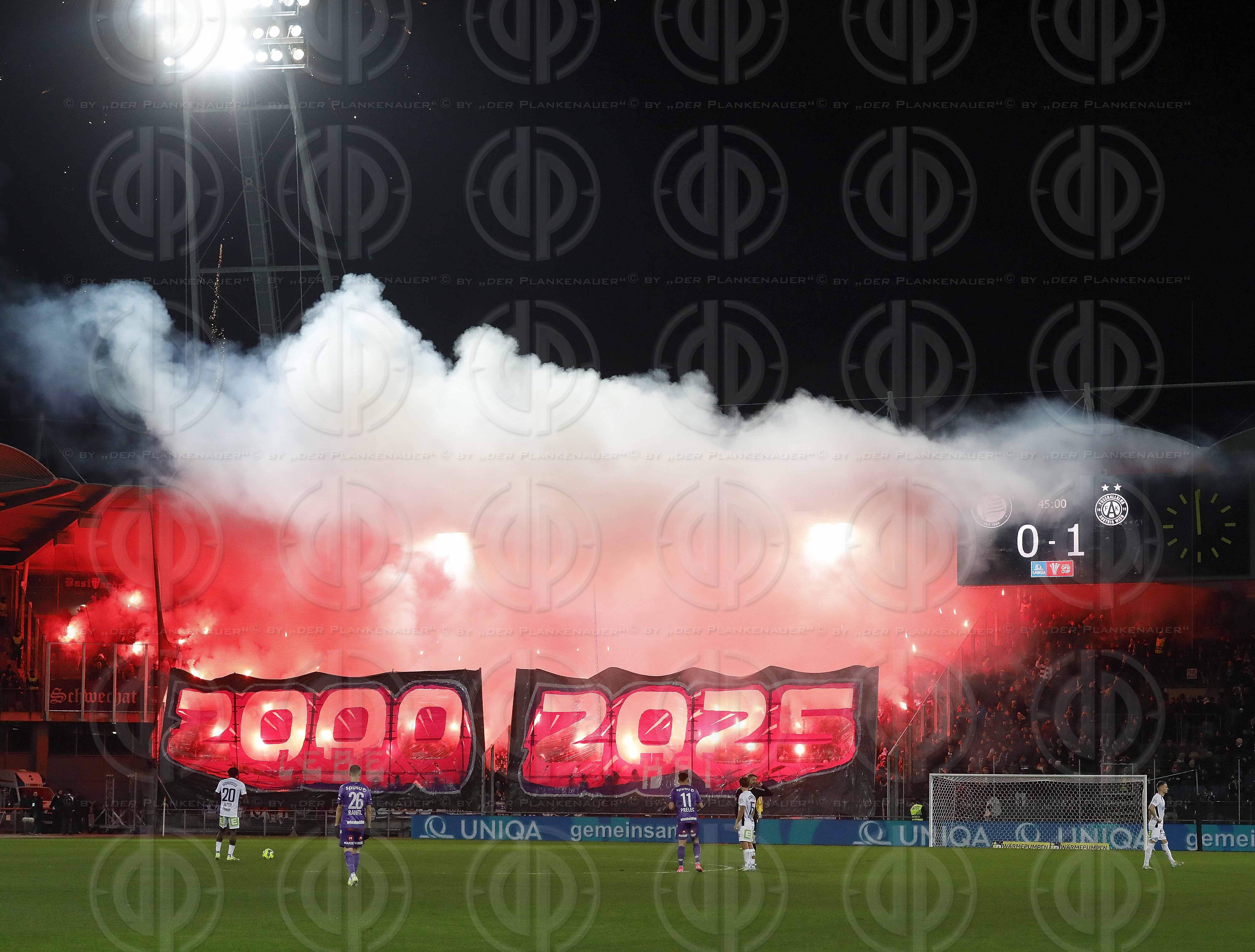 Cup SK Sturm vs. FK Austria Wien (0:2) am 01.02.2025