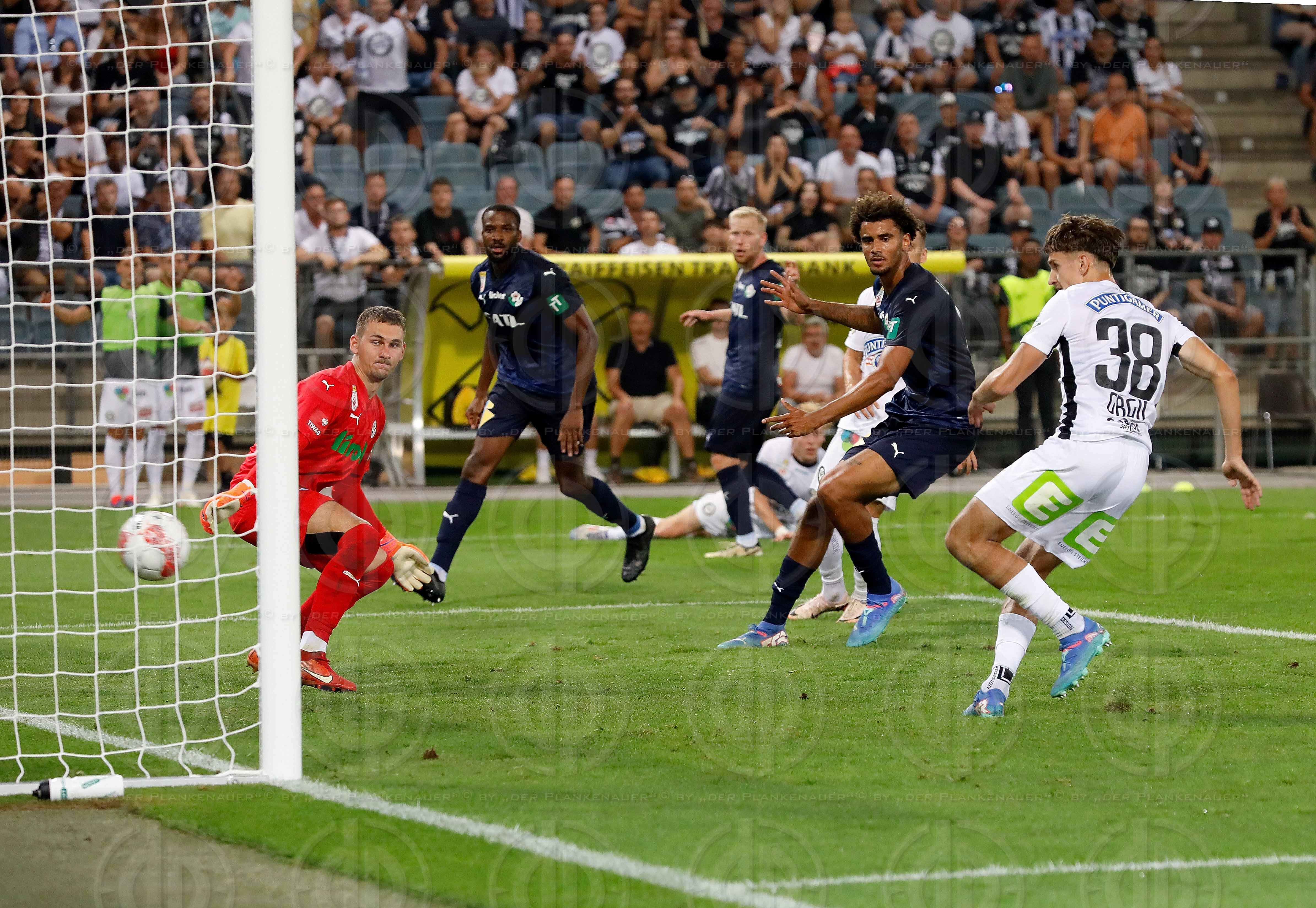 SK Sturm vs. WSG Tirol am 31.08.2024