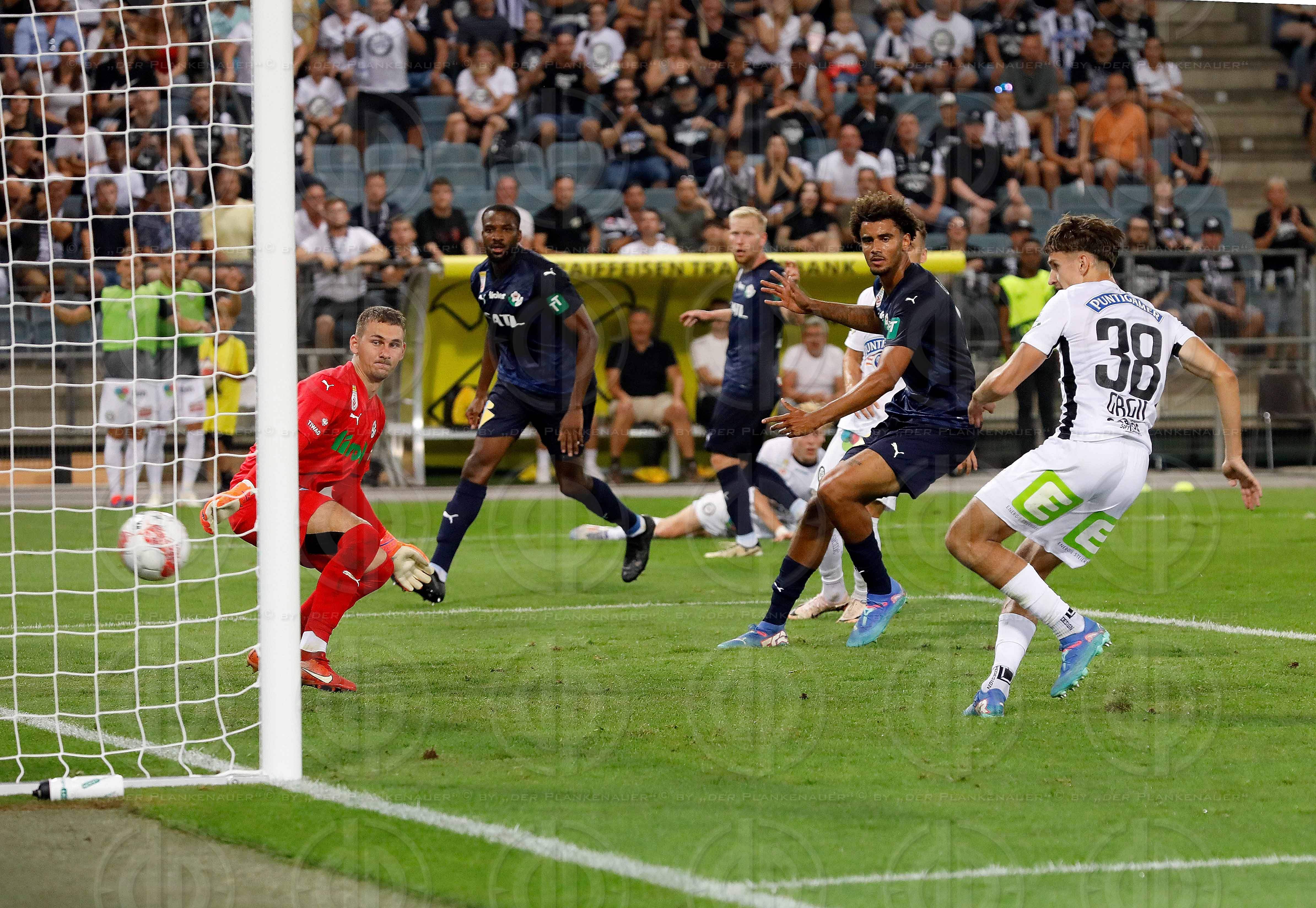 SK Sturm vs. WSG Tirol am 31.08.2024