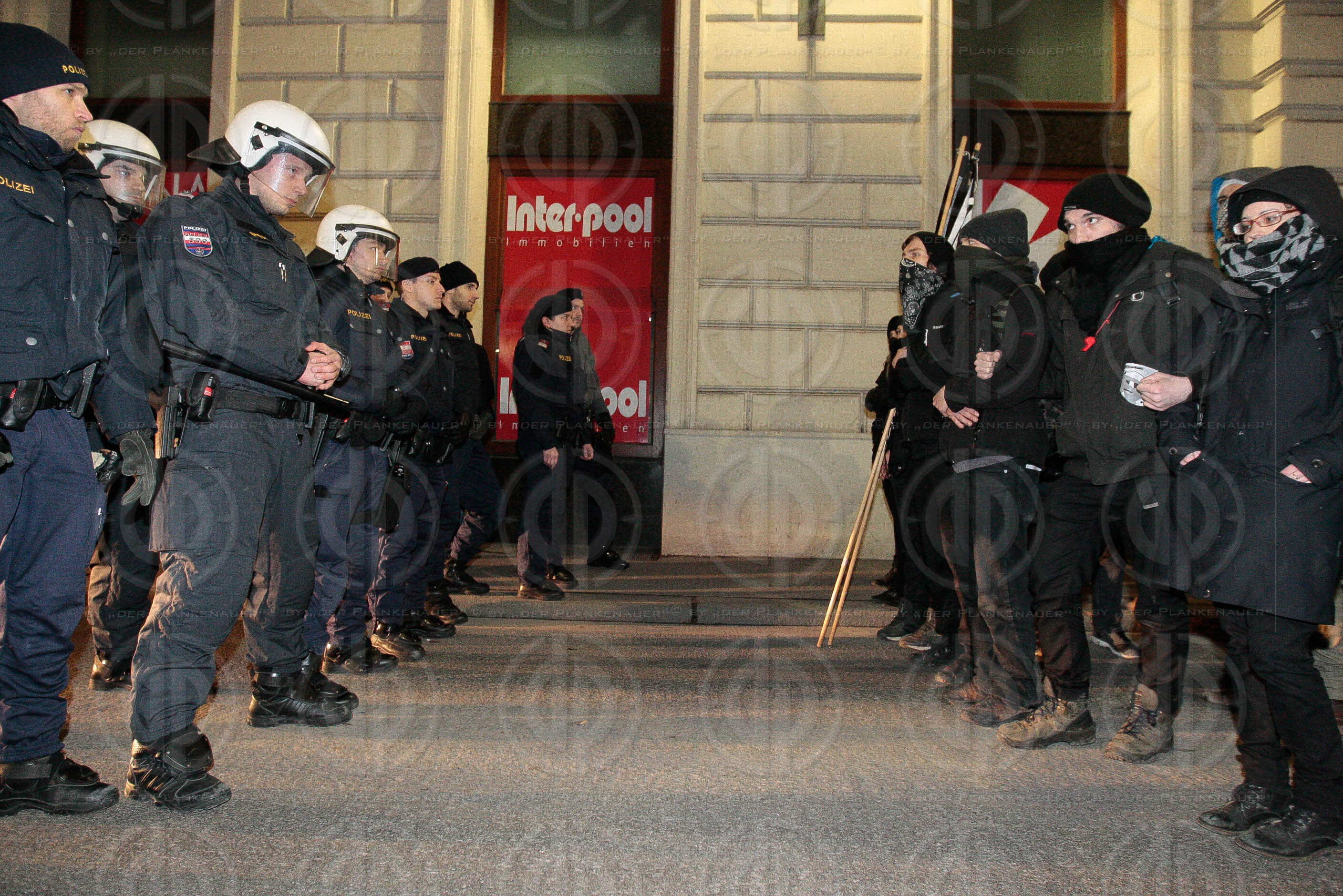 Demos rund um den Akademikerball 2016