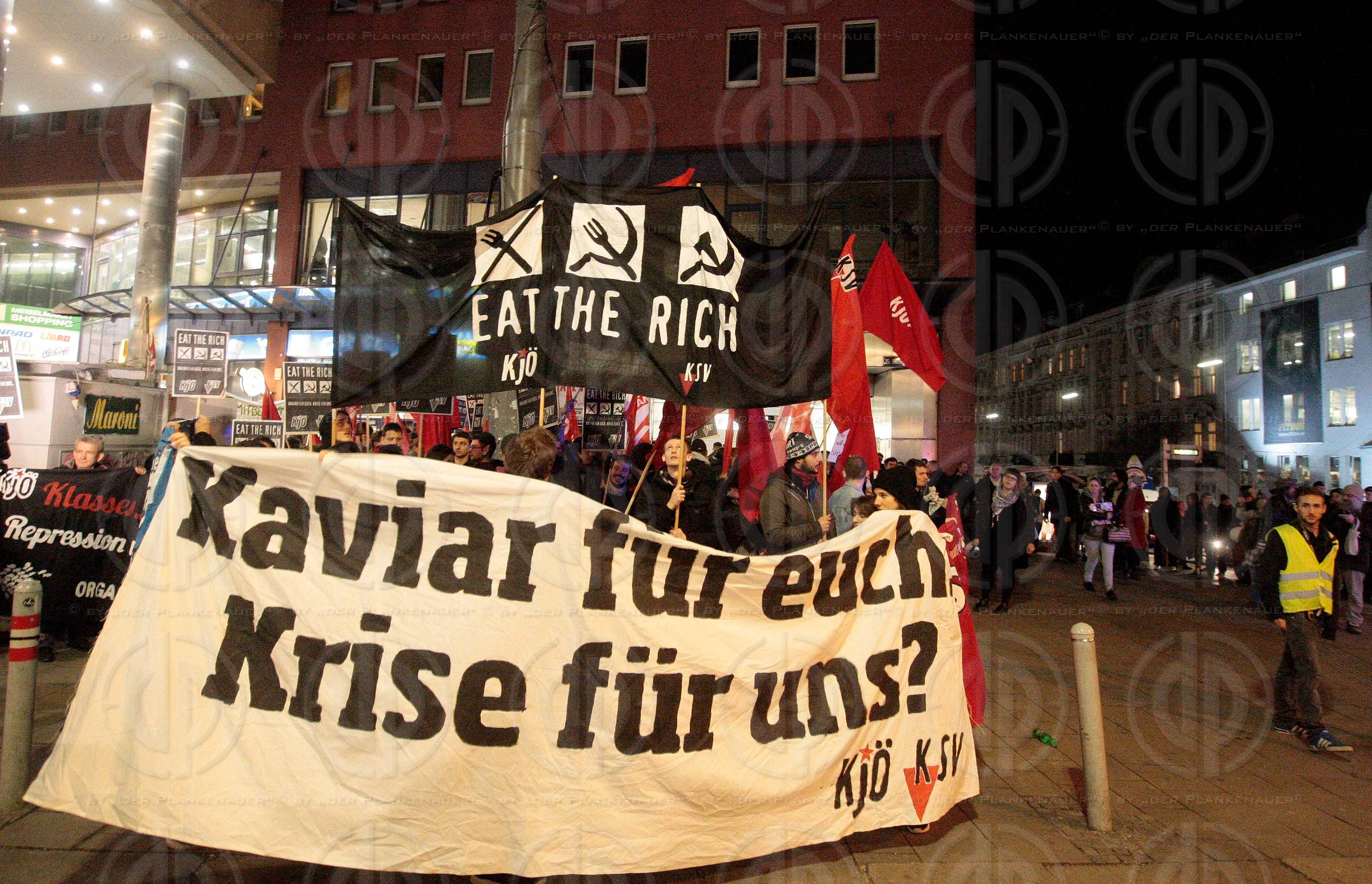 Demo gegen den Opernball 2017