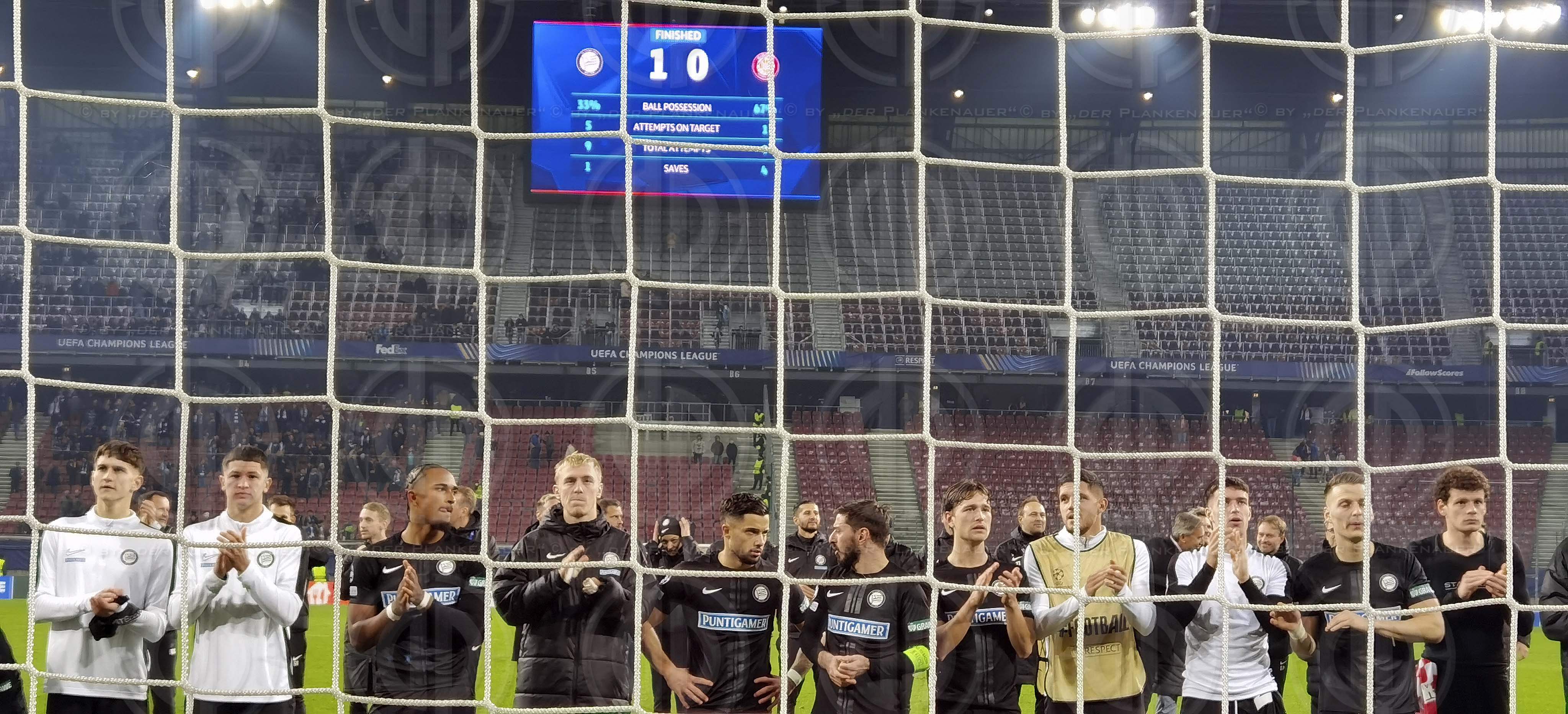UEFA Champions League SK Sturm vs. Girona (1:0) in Klagenfurt a