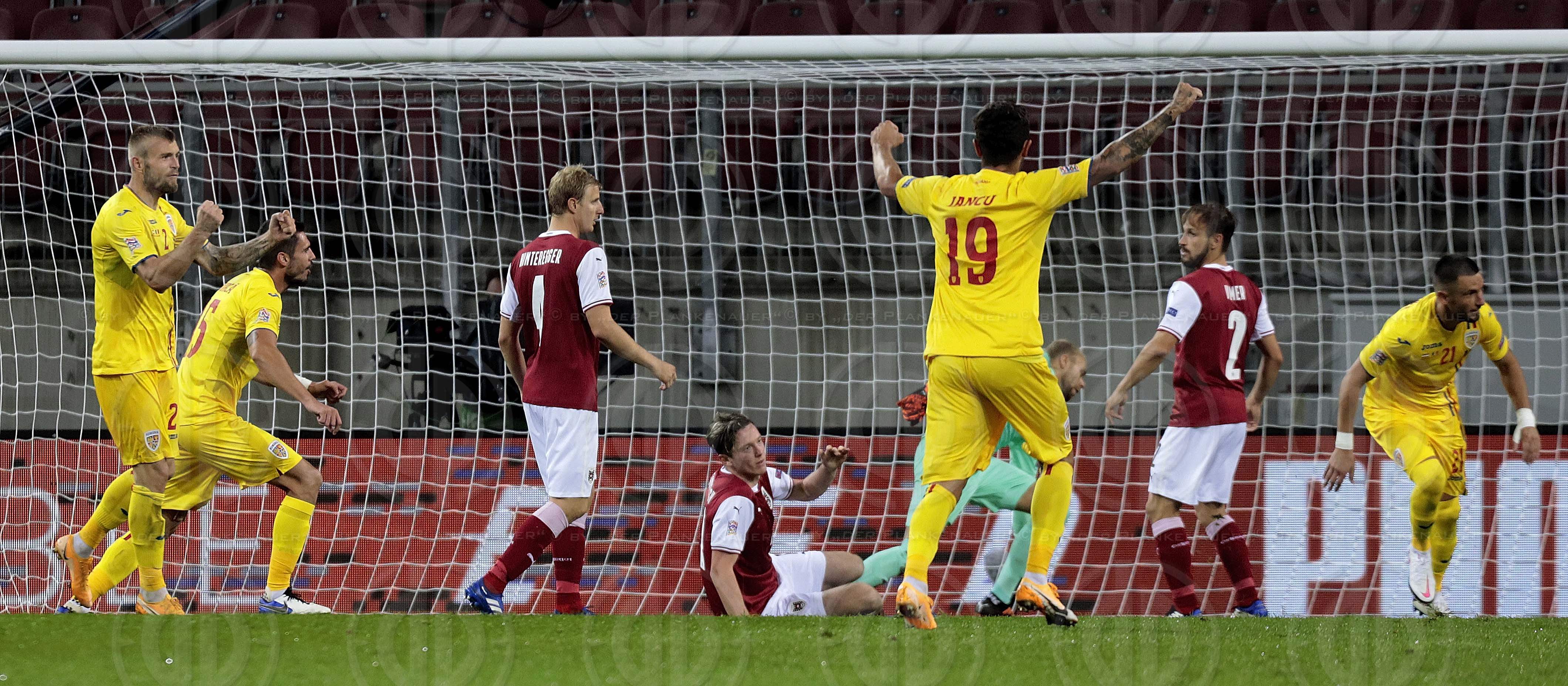 Länderspiel UEFA NL Österreich vs. Rumänien (2:3)