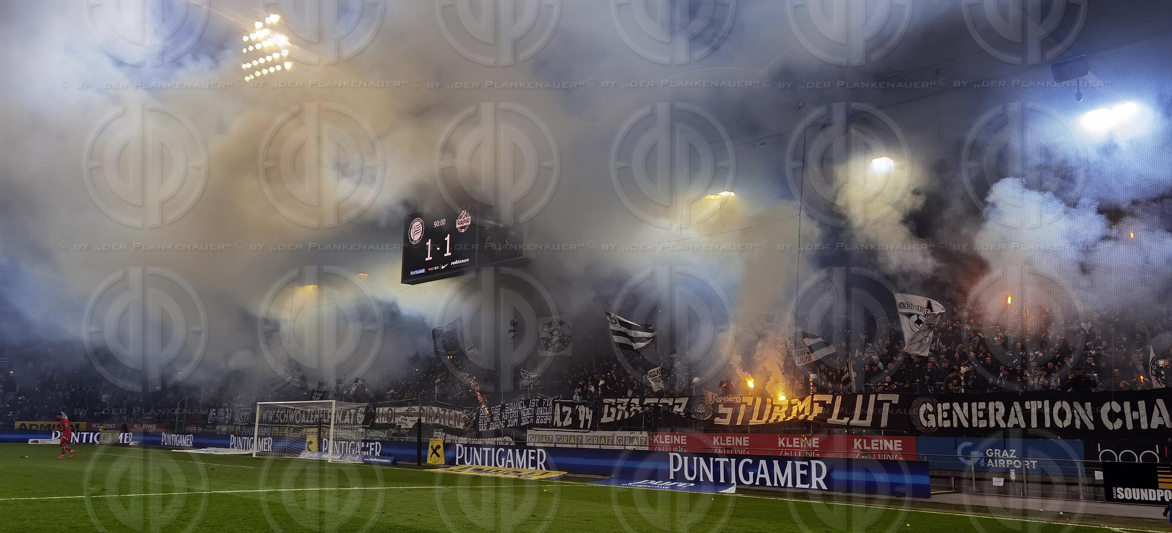 SK Sturm vs. SK Rapid (1:1) am 02.11.2024