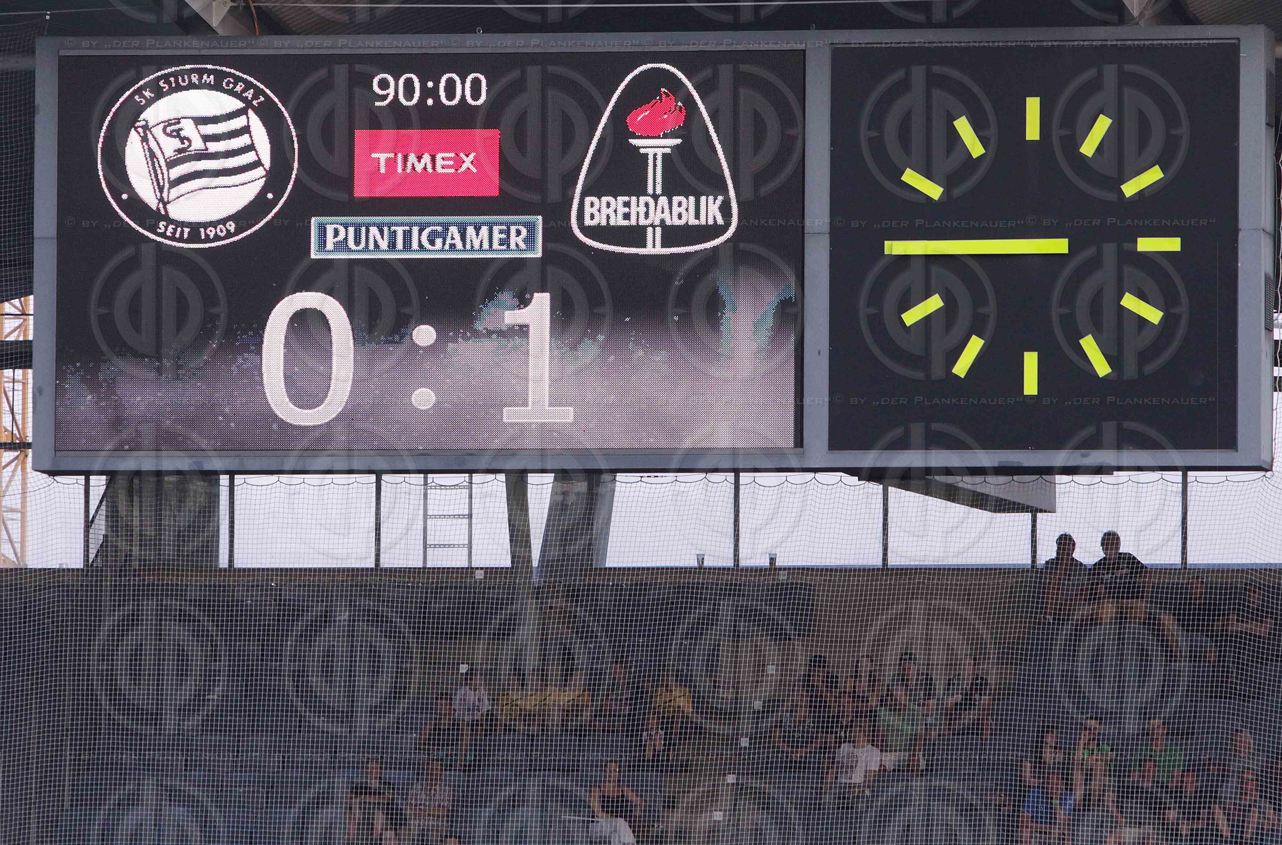 EL-Qualifikation SK Sturm vs. Breidablik FC  (0:1)