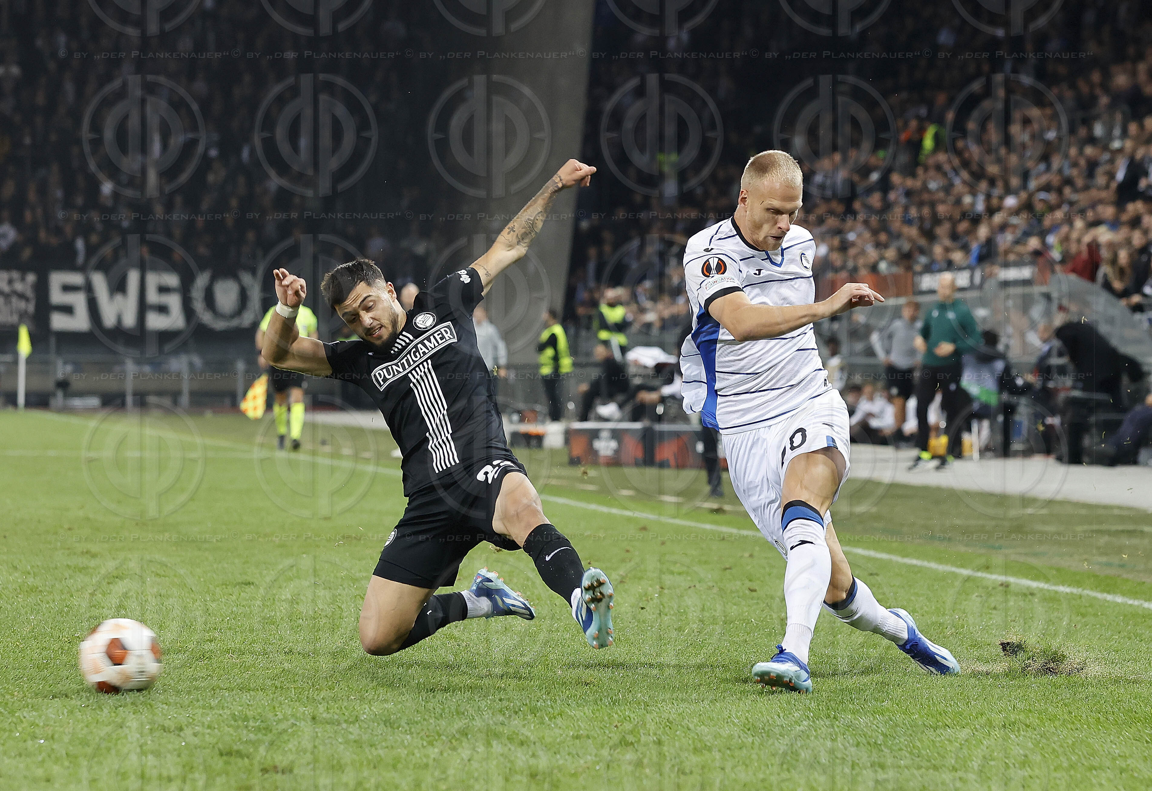 EL SK Sturm vs. Atalanta Bergamo (2:2) am 26.10.2023