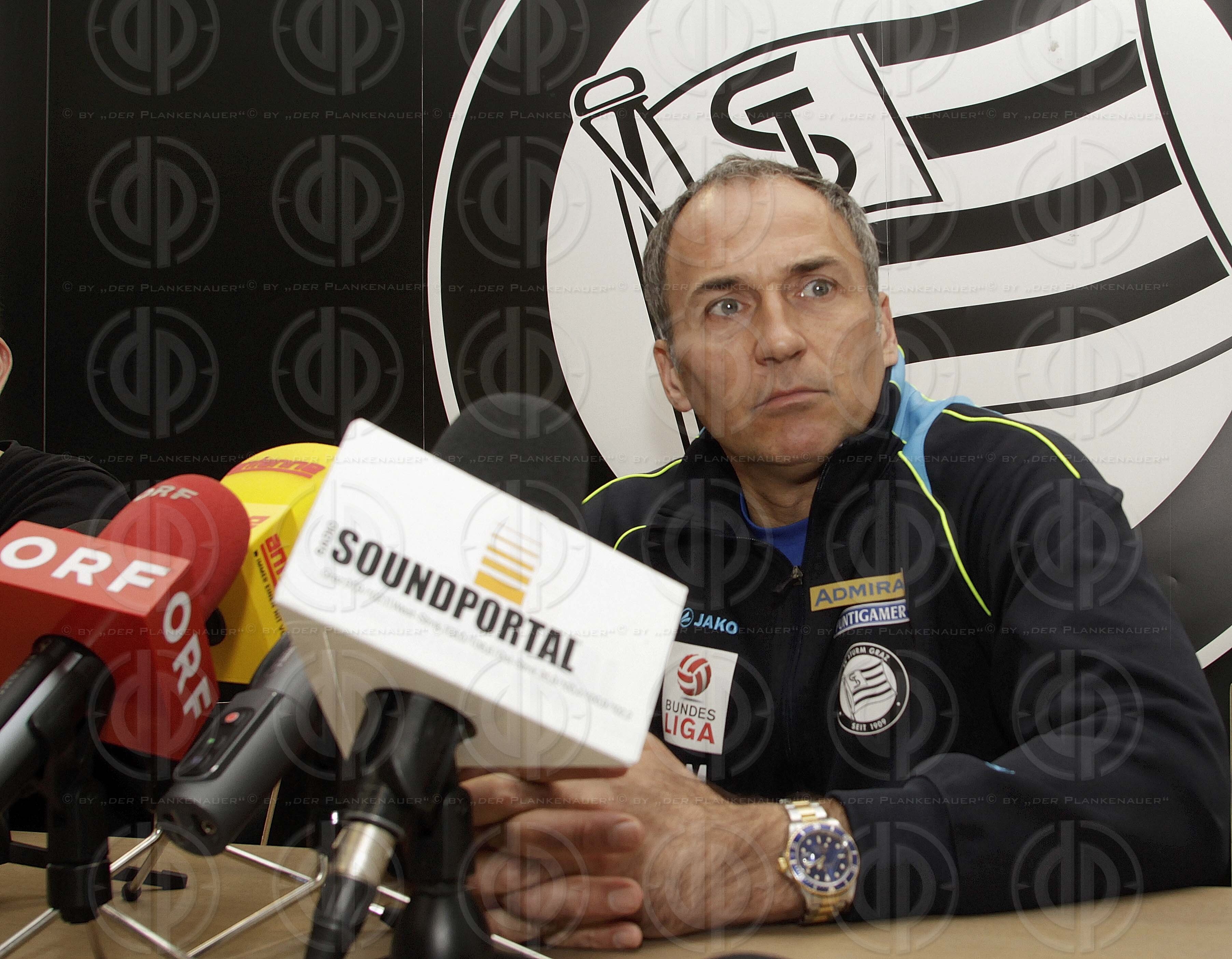 SK Sturm Pressekonferenz