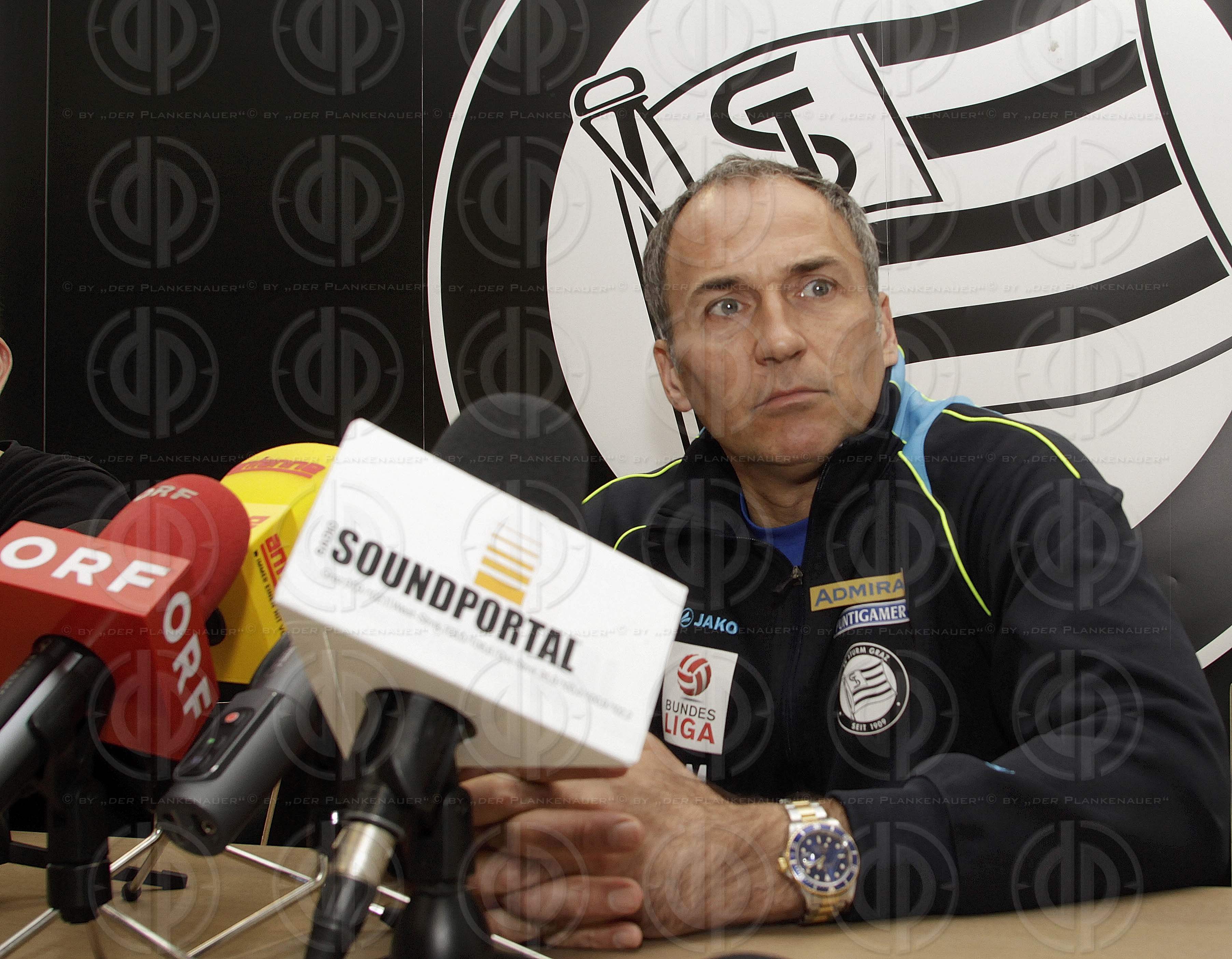 SK Sturm Pressekonferenz