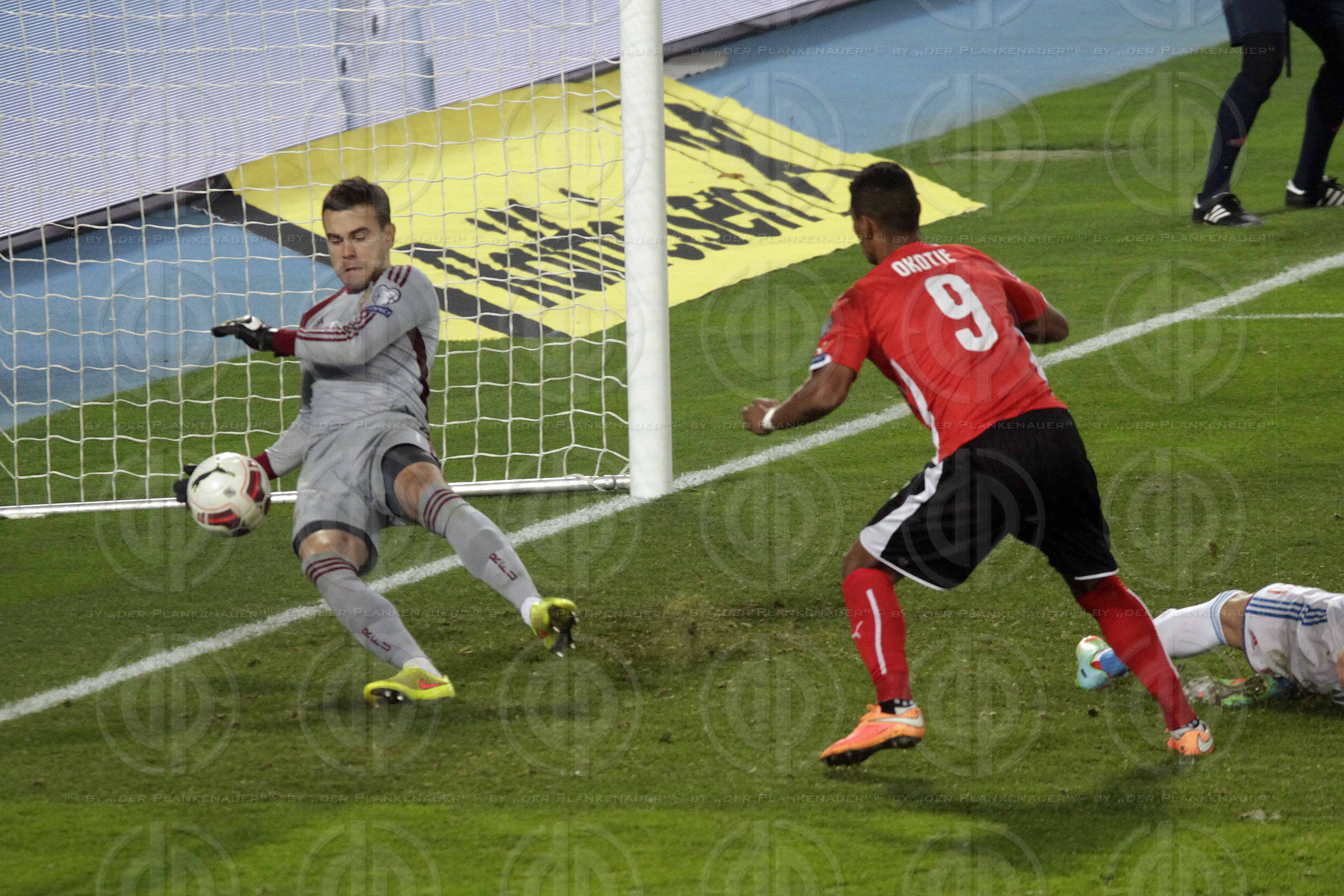 EM-Qualifikationsrunde Oesterreich vs. Russland (1:0)