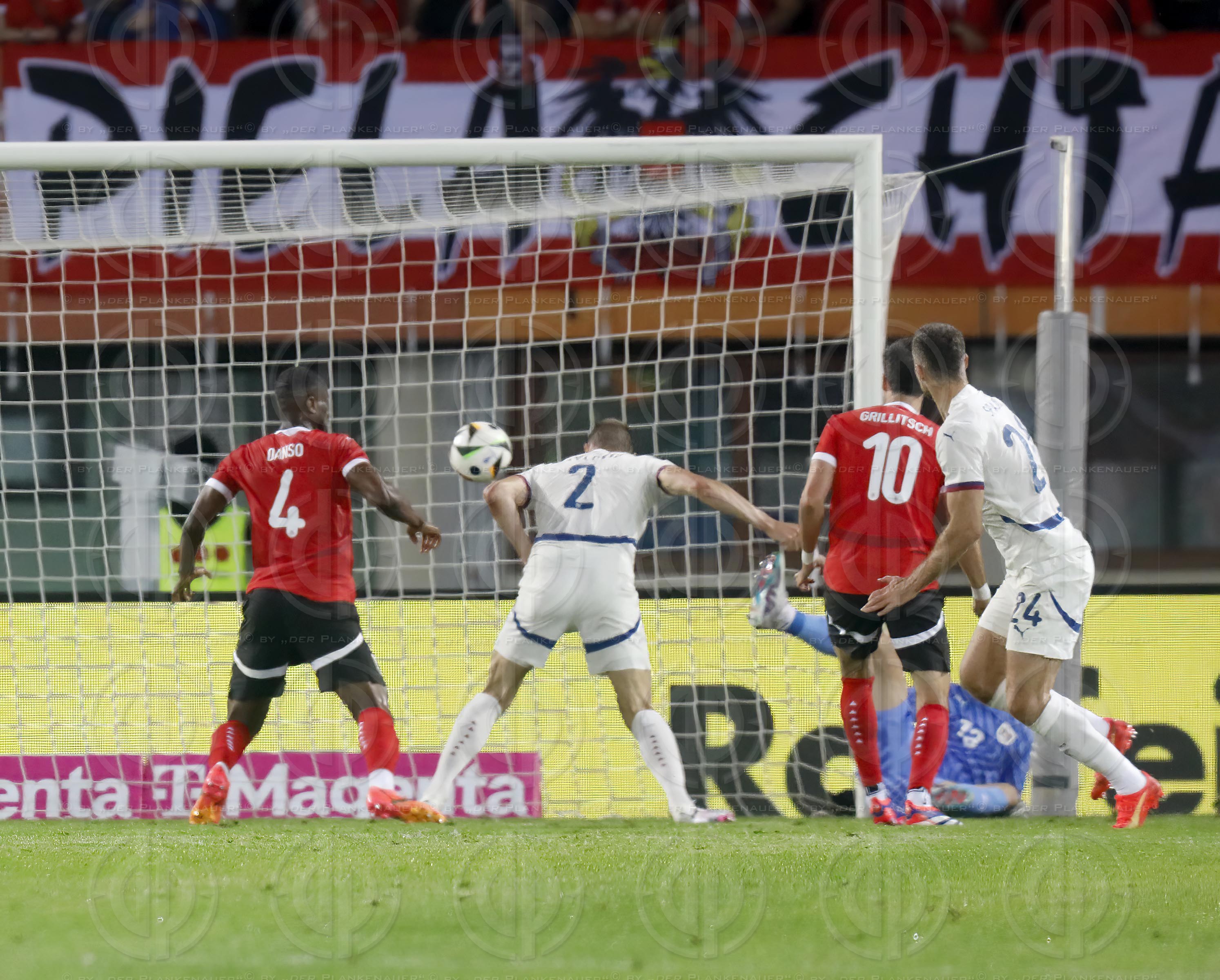 Länderspiel Österreich vs. Serbien (2:1) am 04.06.2024