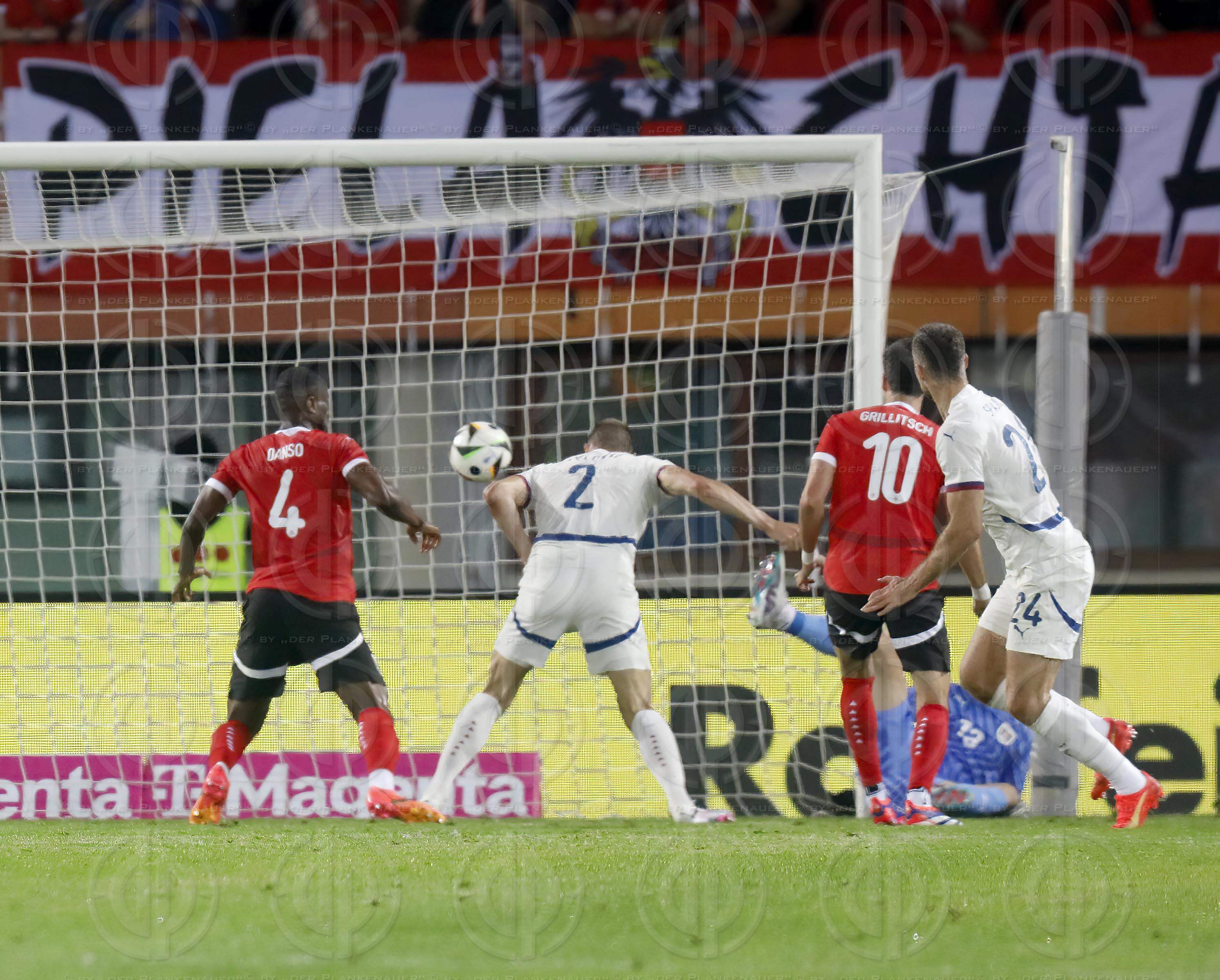 Länderspiel Österreich vs. Serbien (2:1) am 04.06.2024