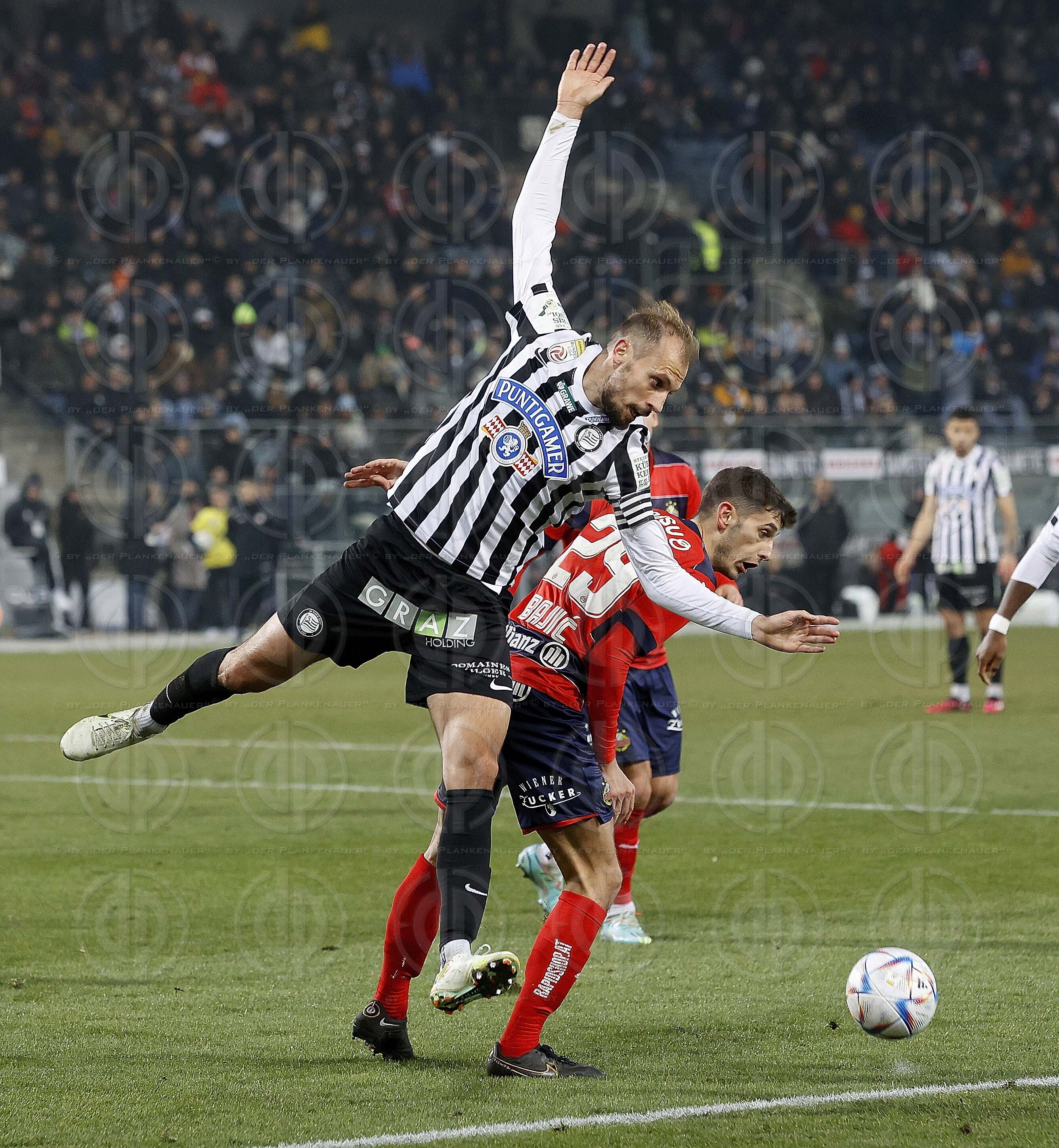 SK Sturm vs. Rapid Wien (1:0) am 10.02.2023